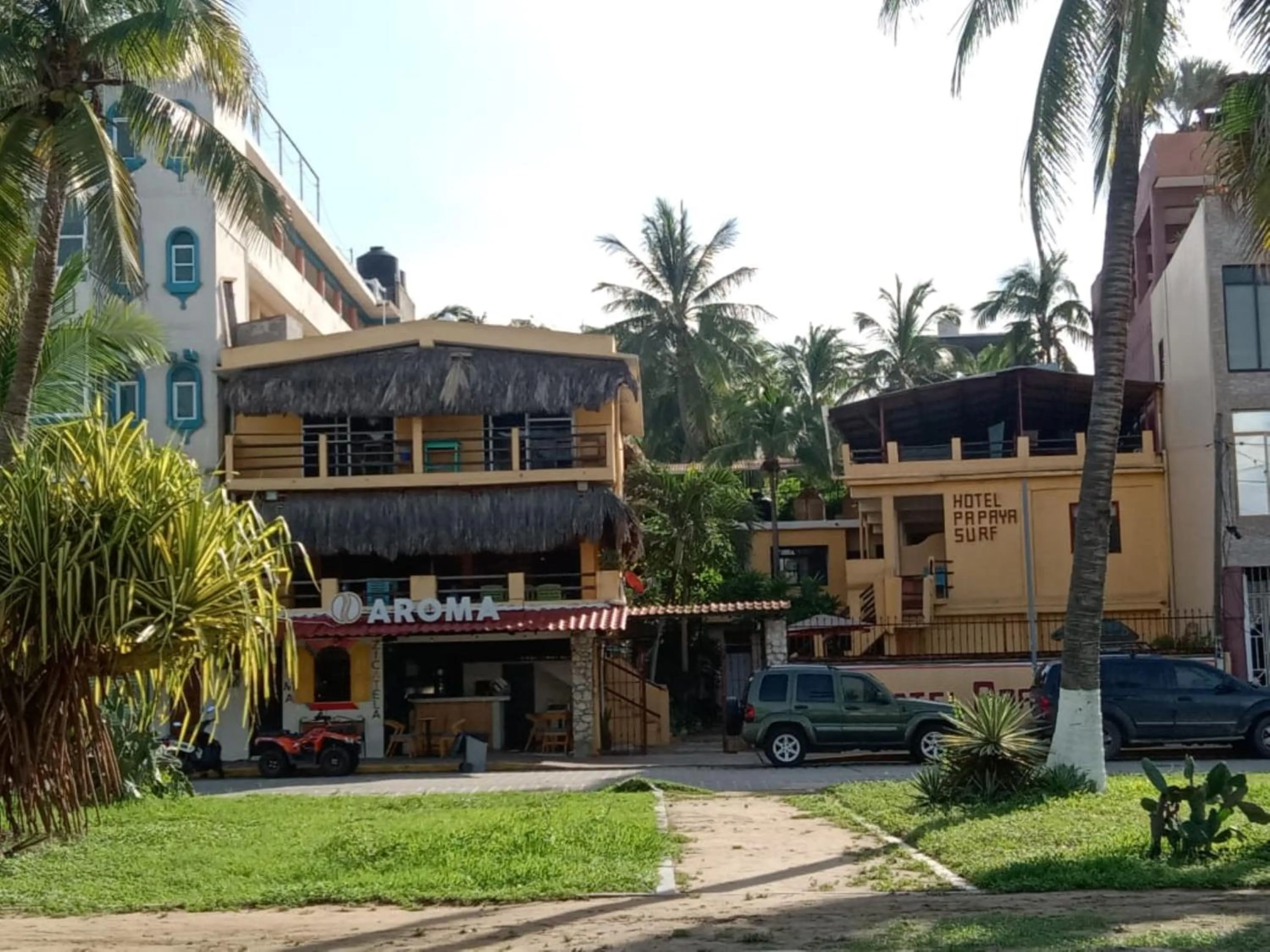 Property building in Hotel Papaya Surf