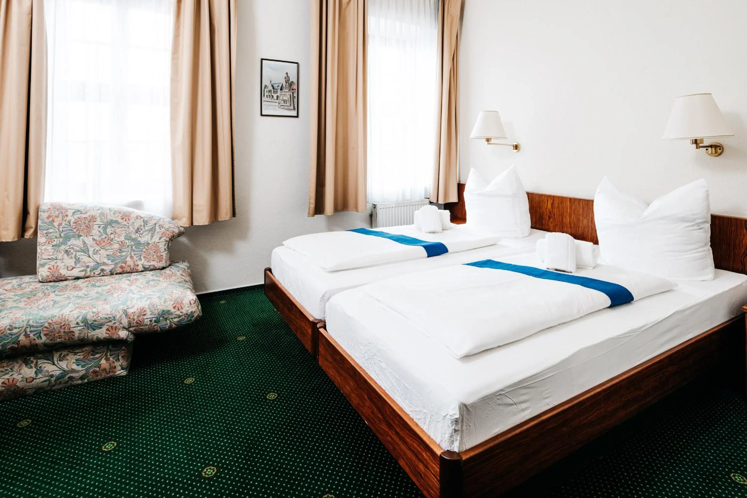 Bed in Hotel Brander Hof