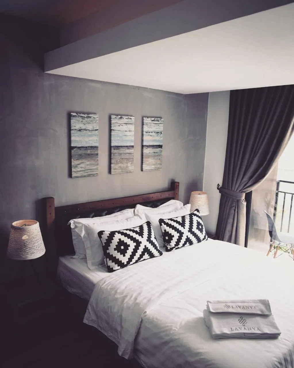 Bed in Lavanya Boutique Hotel