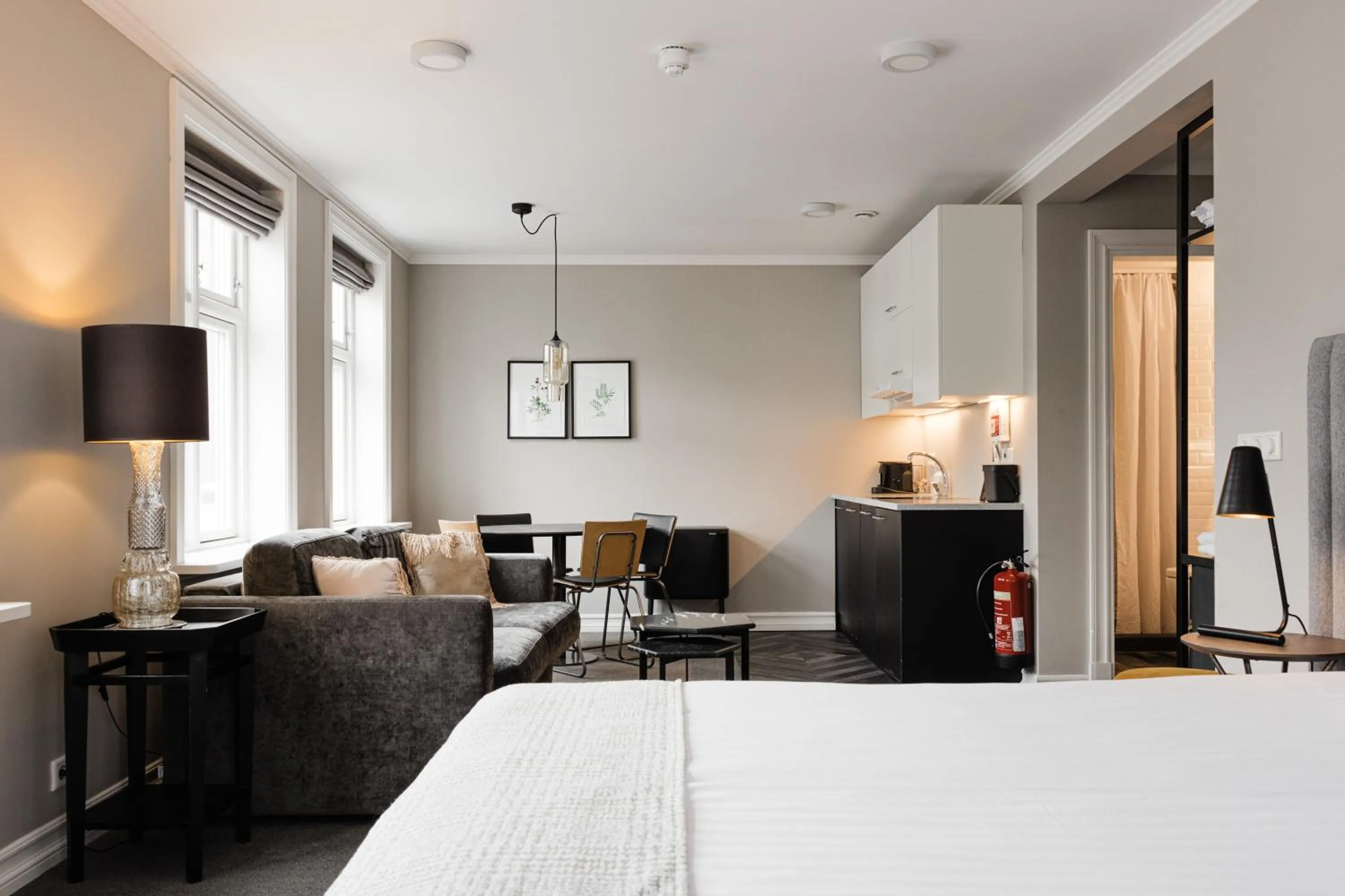 Bed in Reykjavik Residence Apartment Hotel