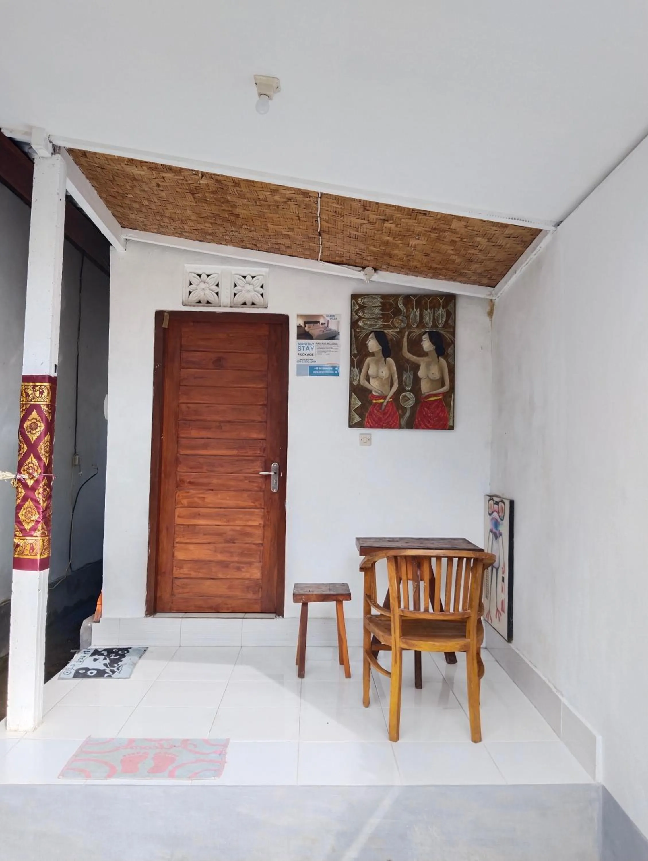 Seating area in Saren Villa