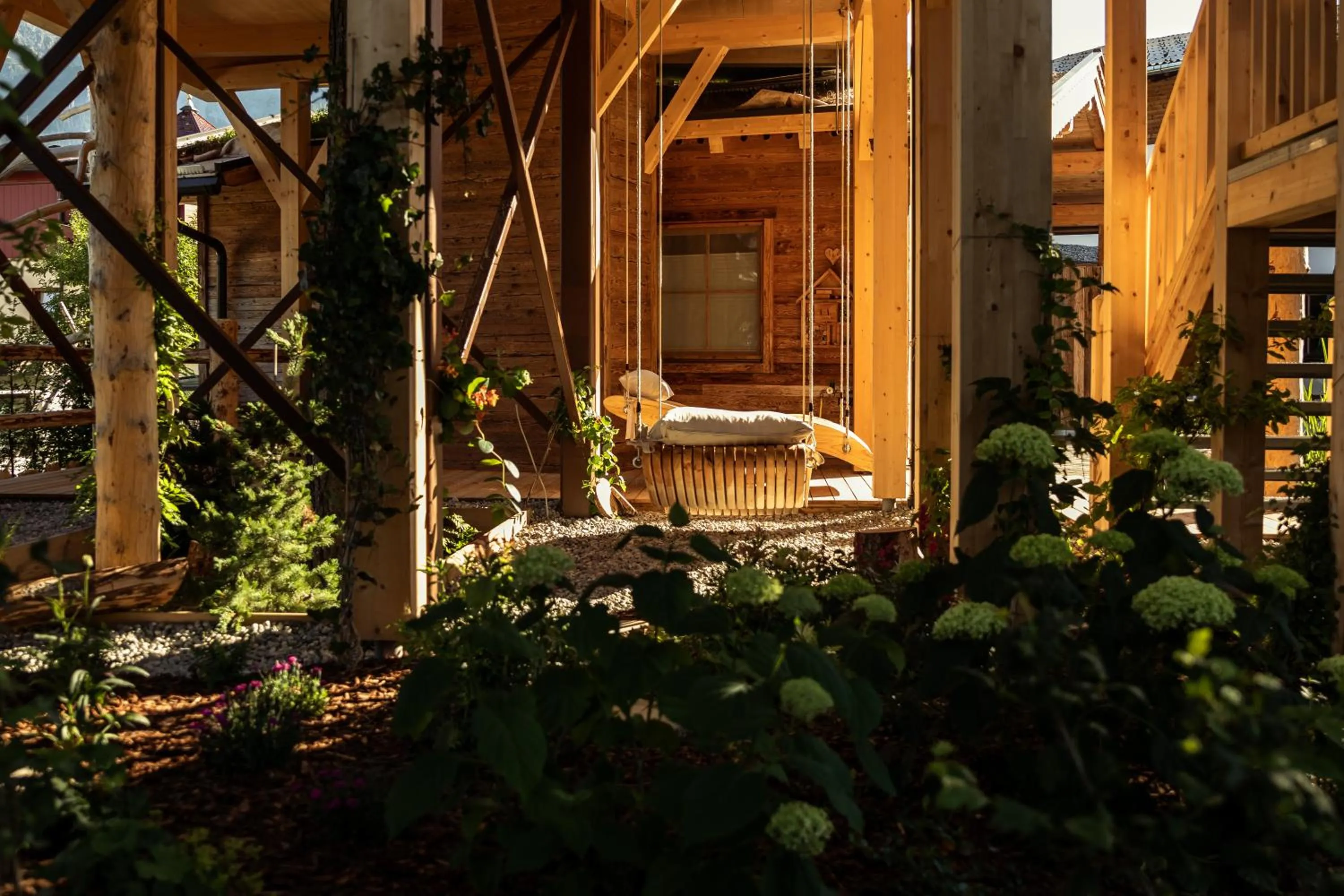 Patio in Flora - Das kleine Gartenhotel