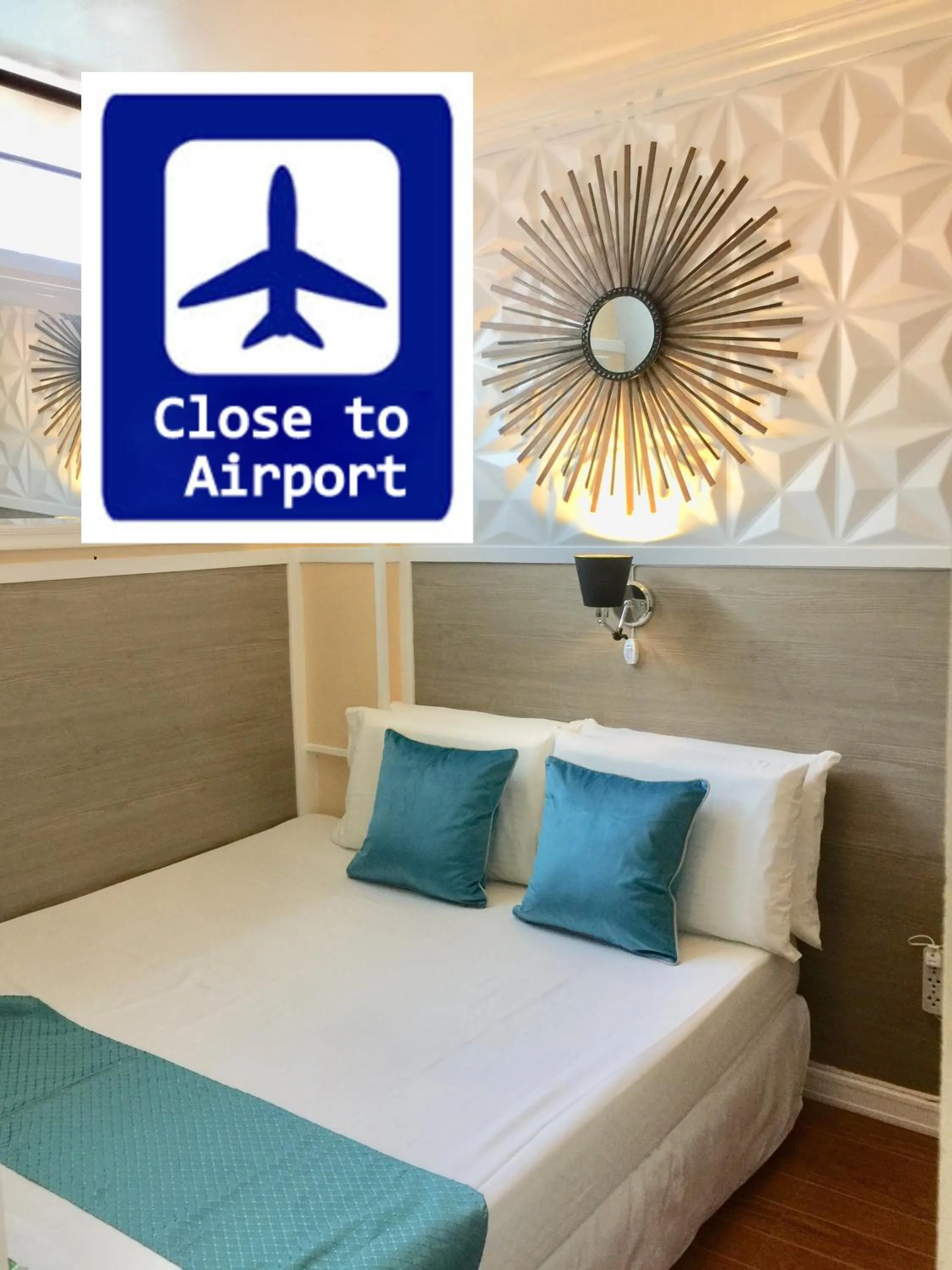 Bed in Little Norway Guesthouse - Mactan Cebu International Airport
