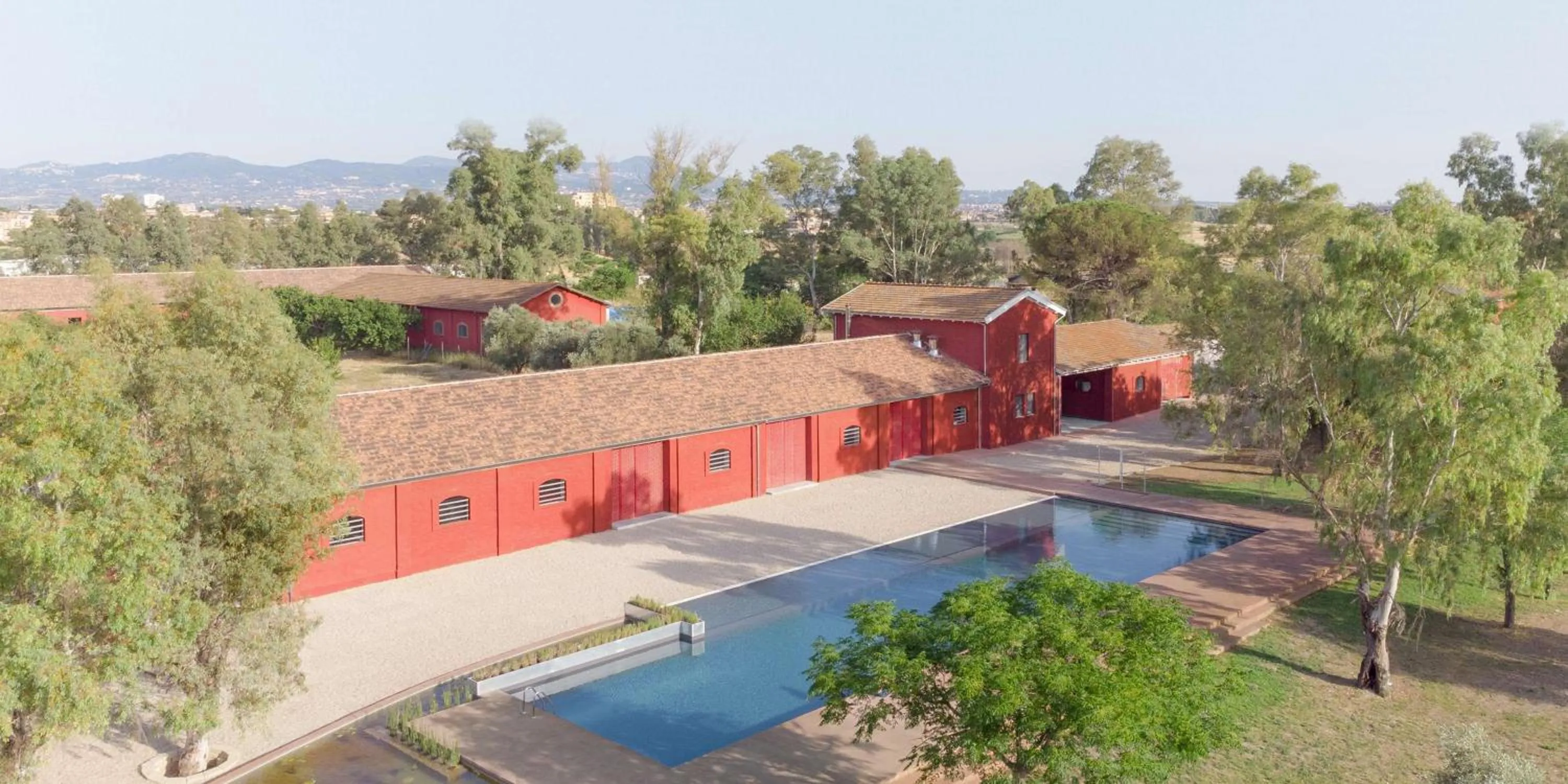 Pool view in Hampton By Hilton Rome East