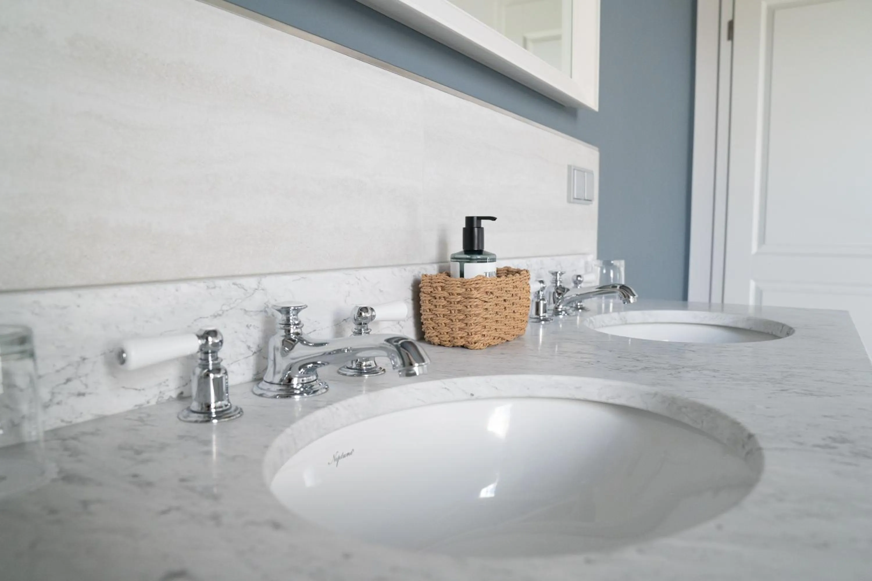 Bathroom in Hotel Waldhaus Prieros