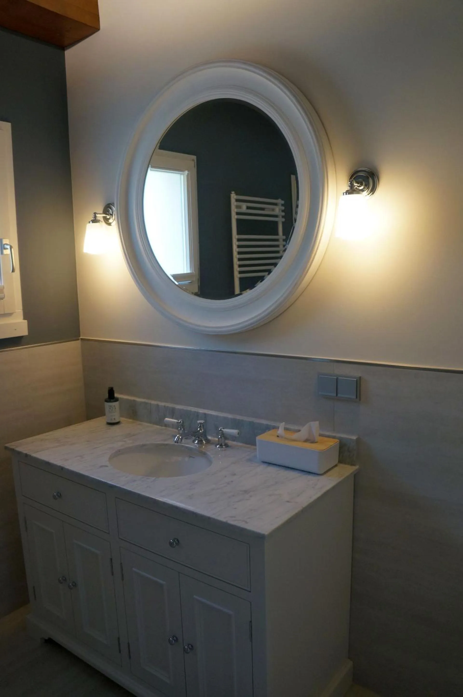 Bathroom in Hotel Waldhaus Prieros