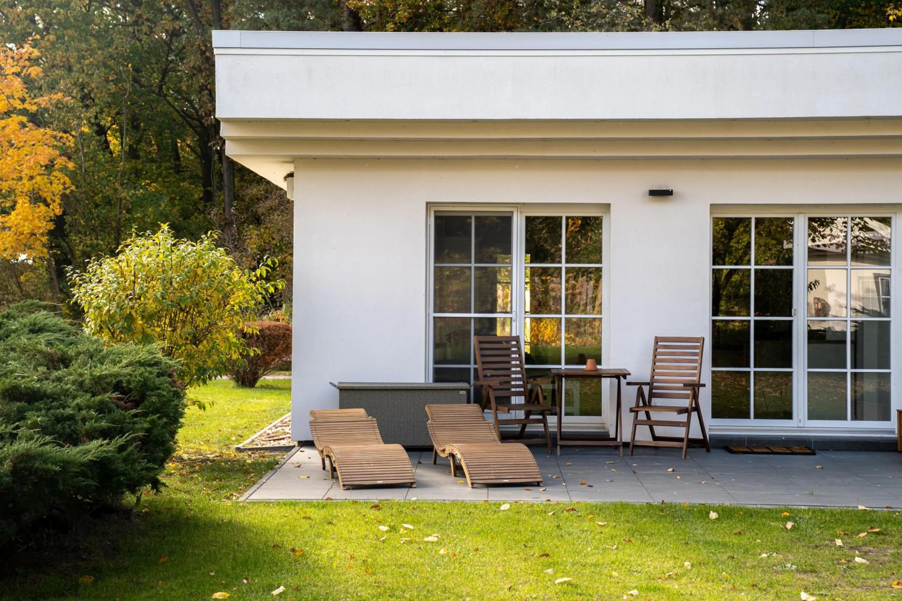 Property building in Hotel Waldhaus Prieros