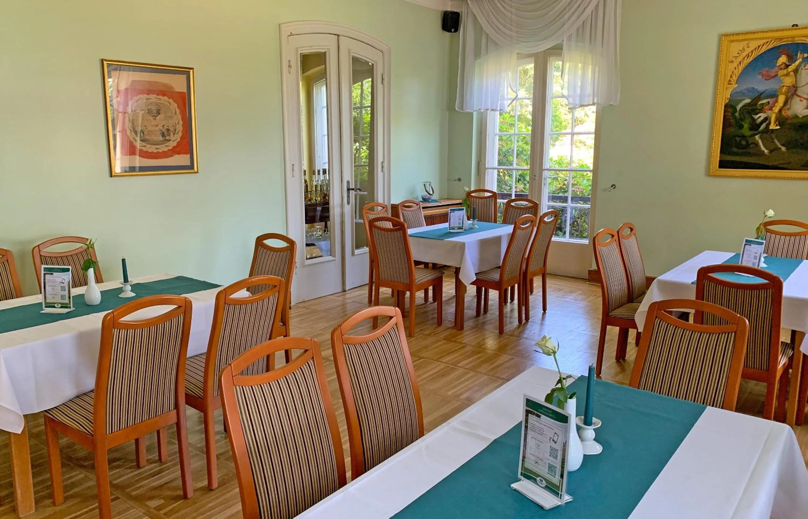 Restaurant/places to eat in Hotel Waldhaus Prieros