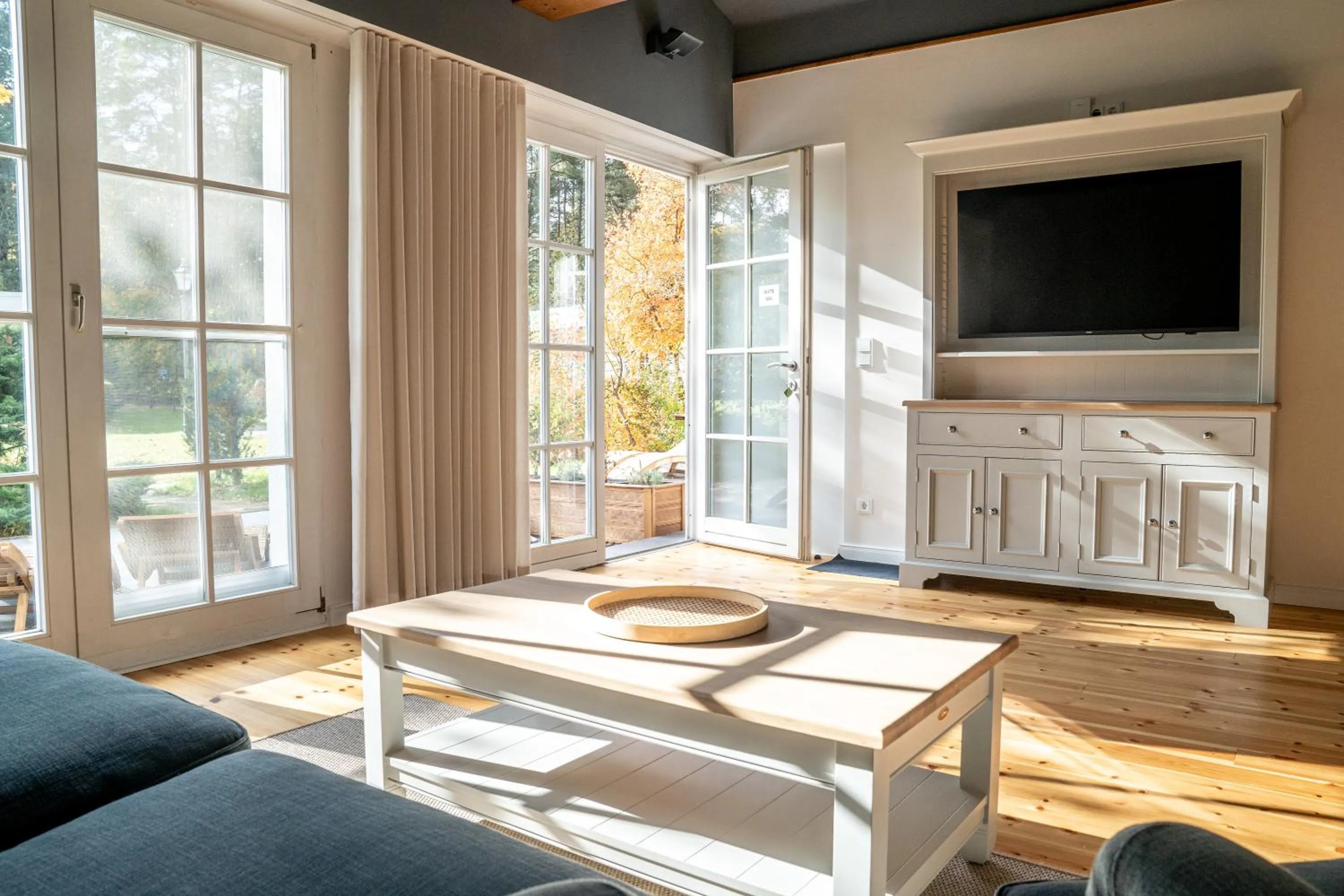 Living room in Hotel Waldhaus Prieros