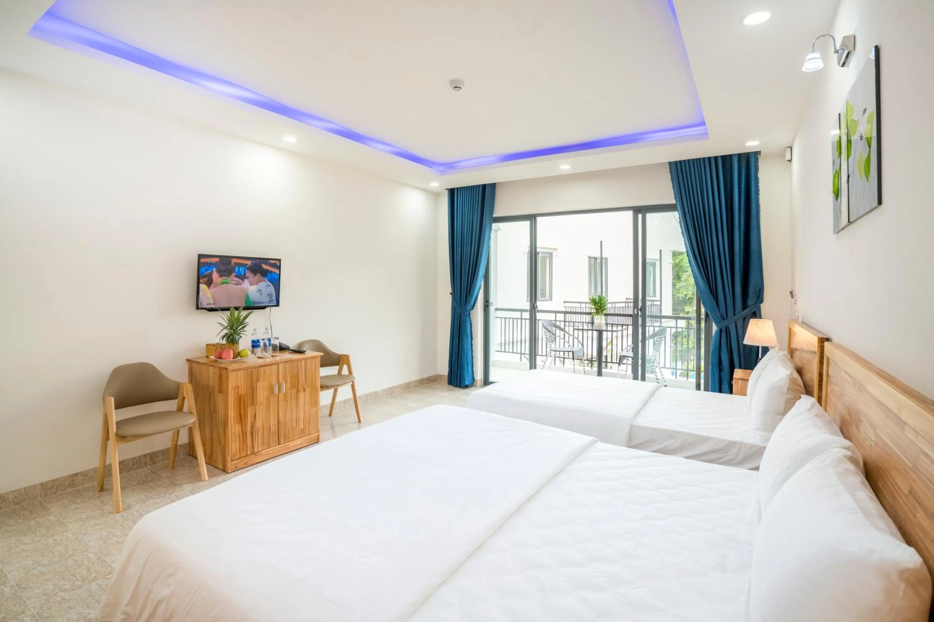 Bed in Tran Family Villas Boutique Hotel