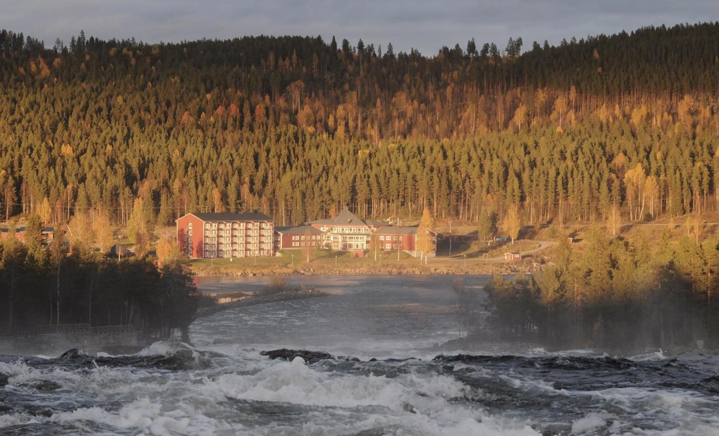 Natural landscape in Hotell Storforsen