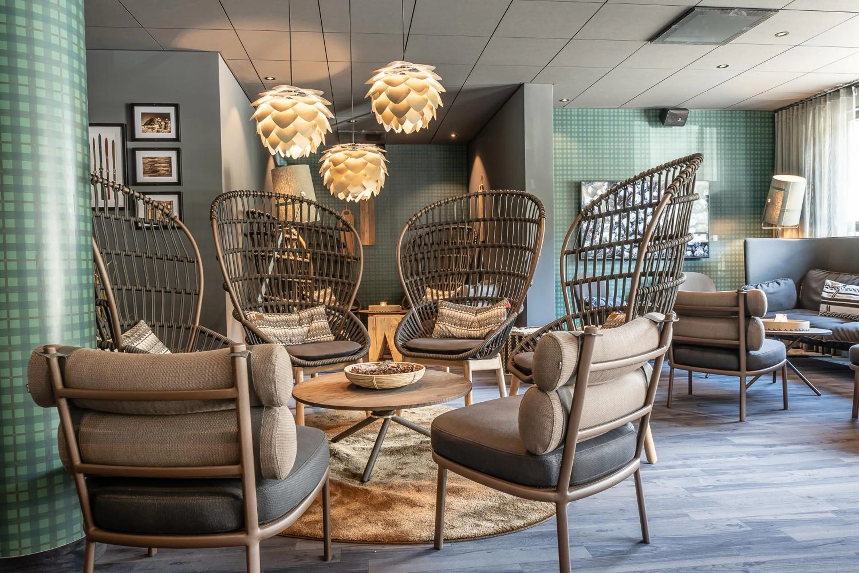 Lobby or reception in Hotell Storforsen