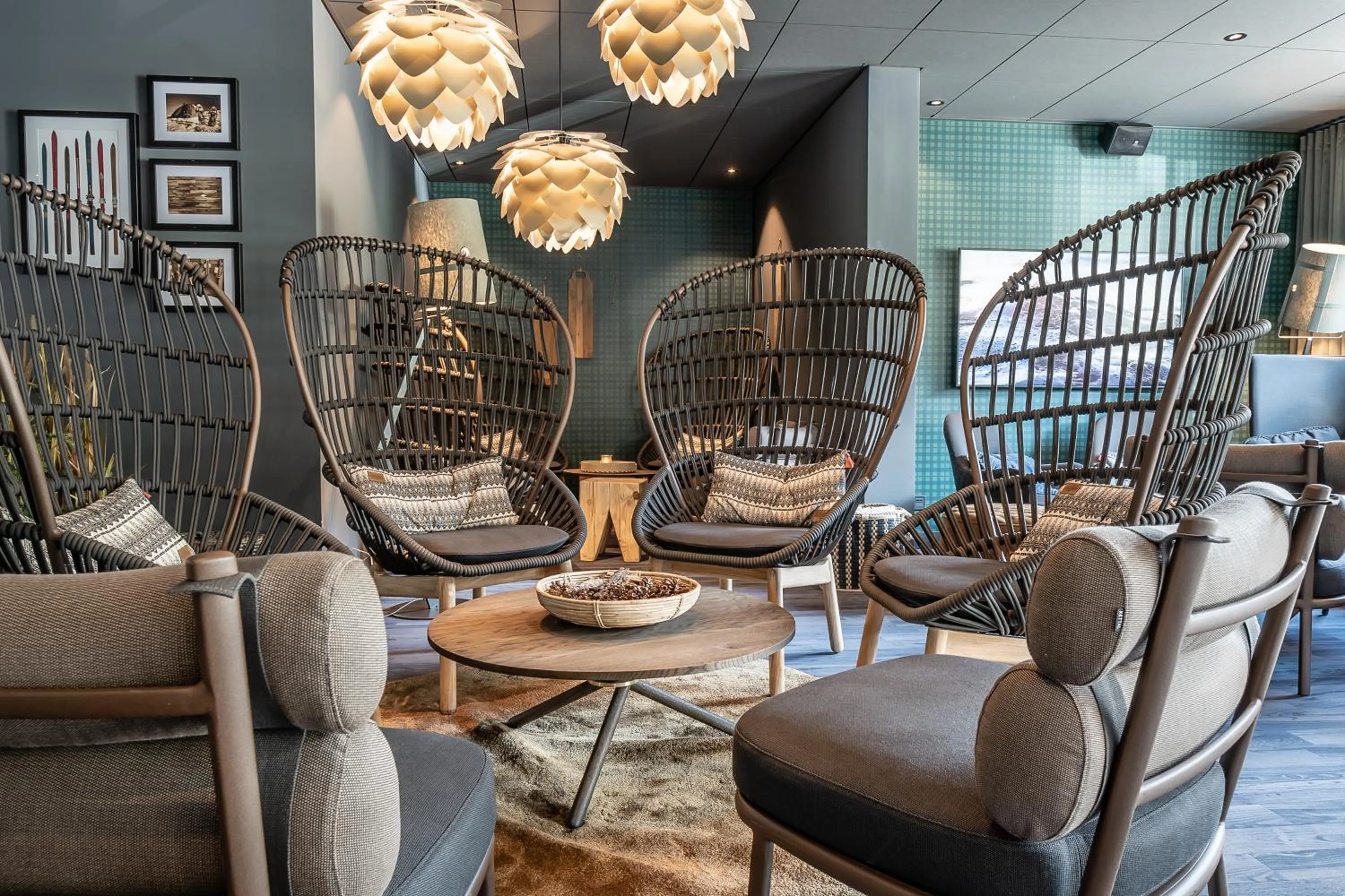 Lobby or reception in Hotell Storforsen