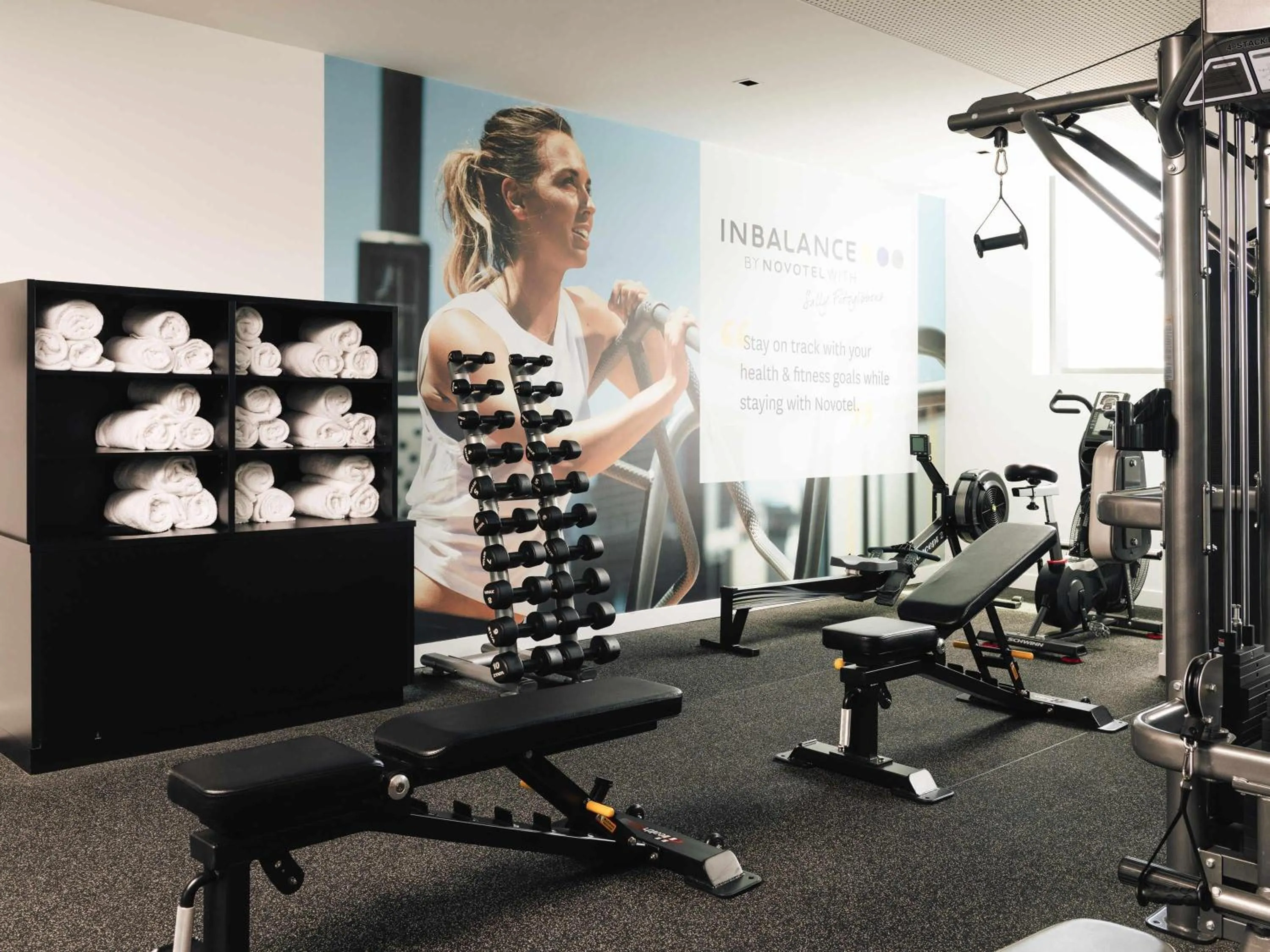 Fitness centre/facilities in Novotel Melbourne South Wharf