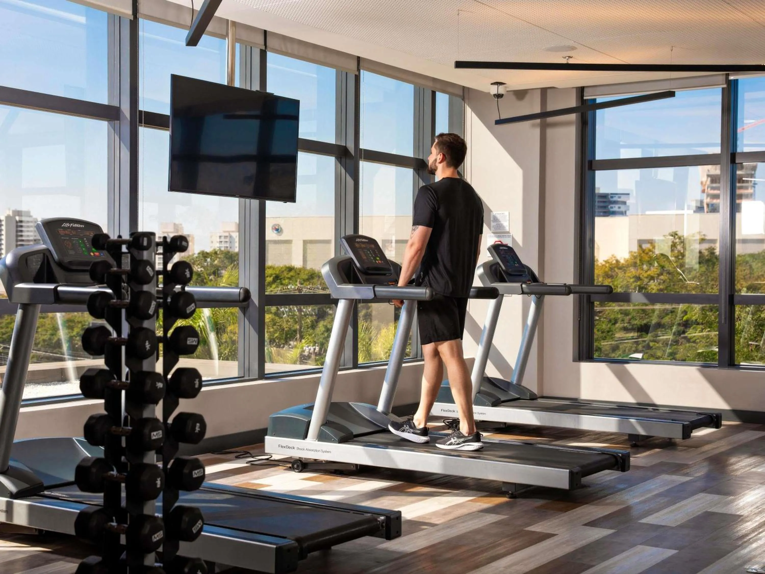Fitness centre/facilities in Novotel Sorocaba