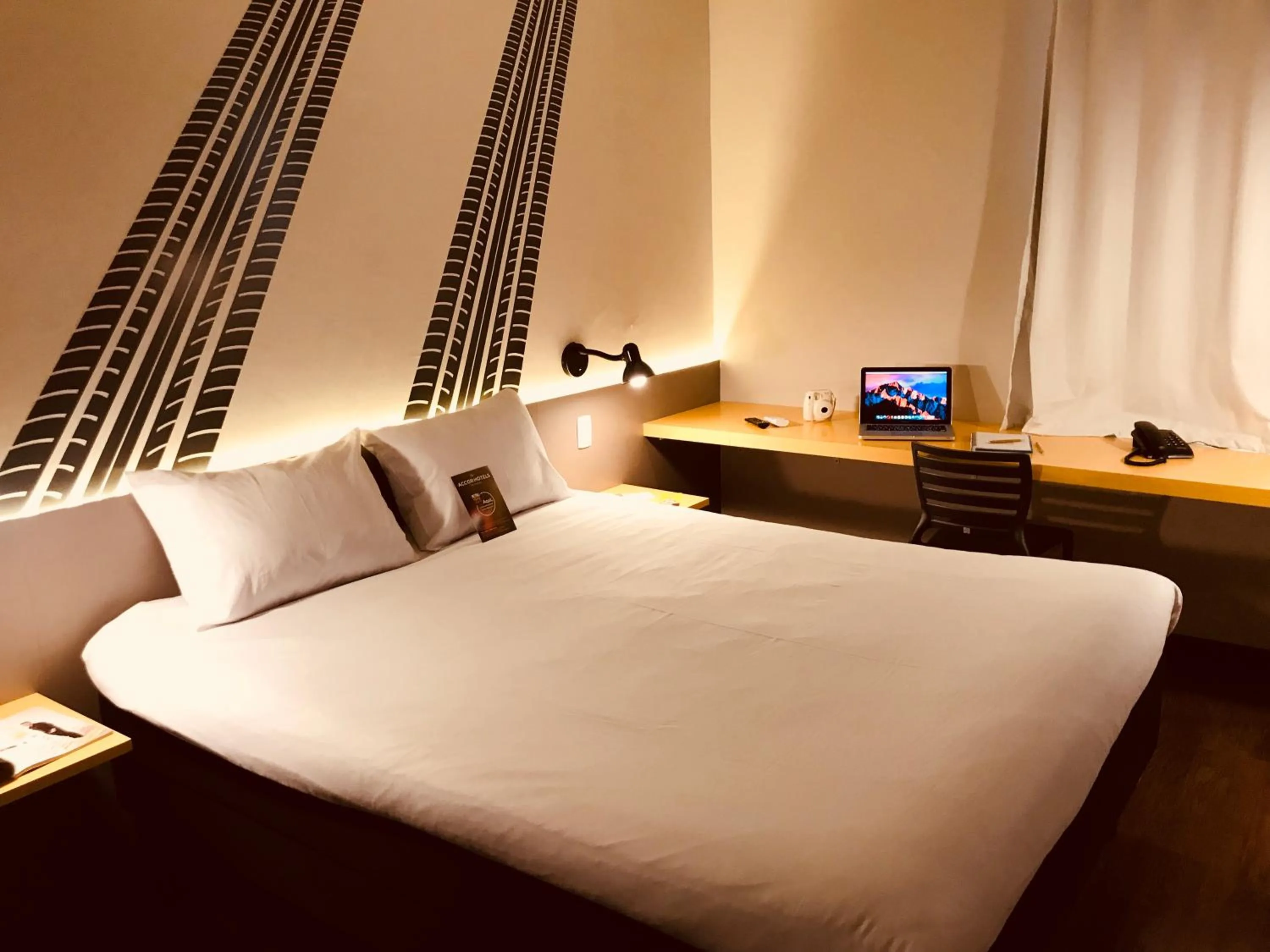 Bed in ibis Styles Três Rios