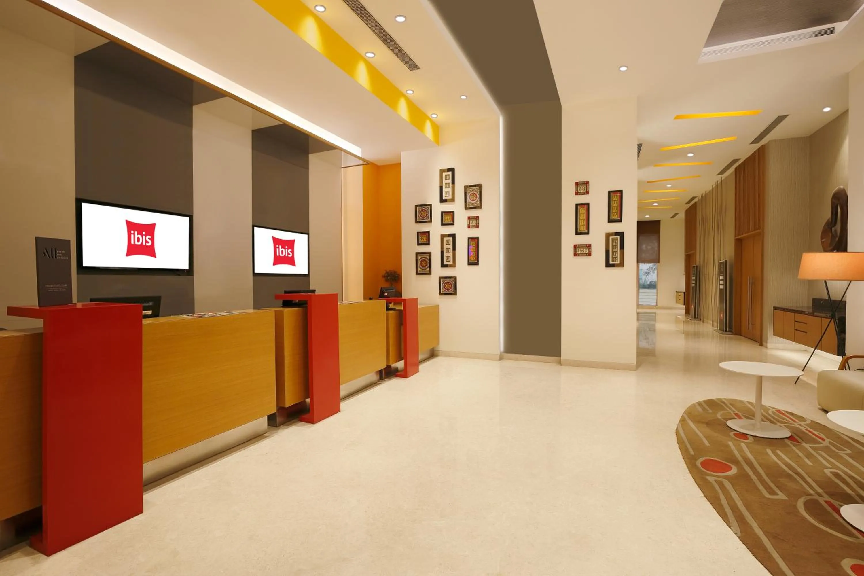 Lobby or reception in ibis Pune Hinjewadi - An Accor Brand