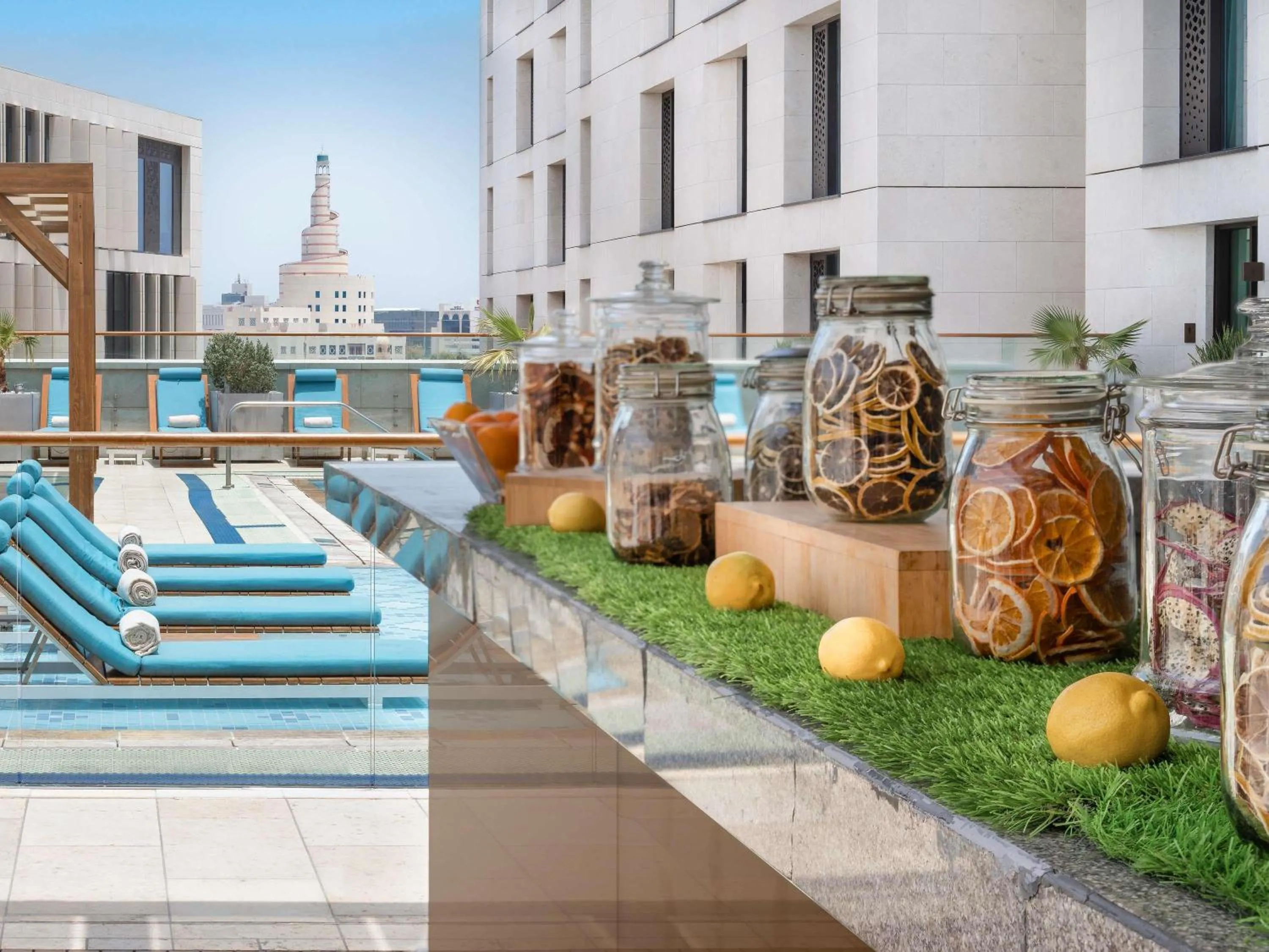 Lounge or bar in Alwadi Hotel Doha - MGallery Collection