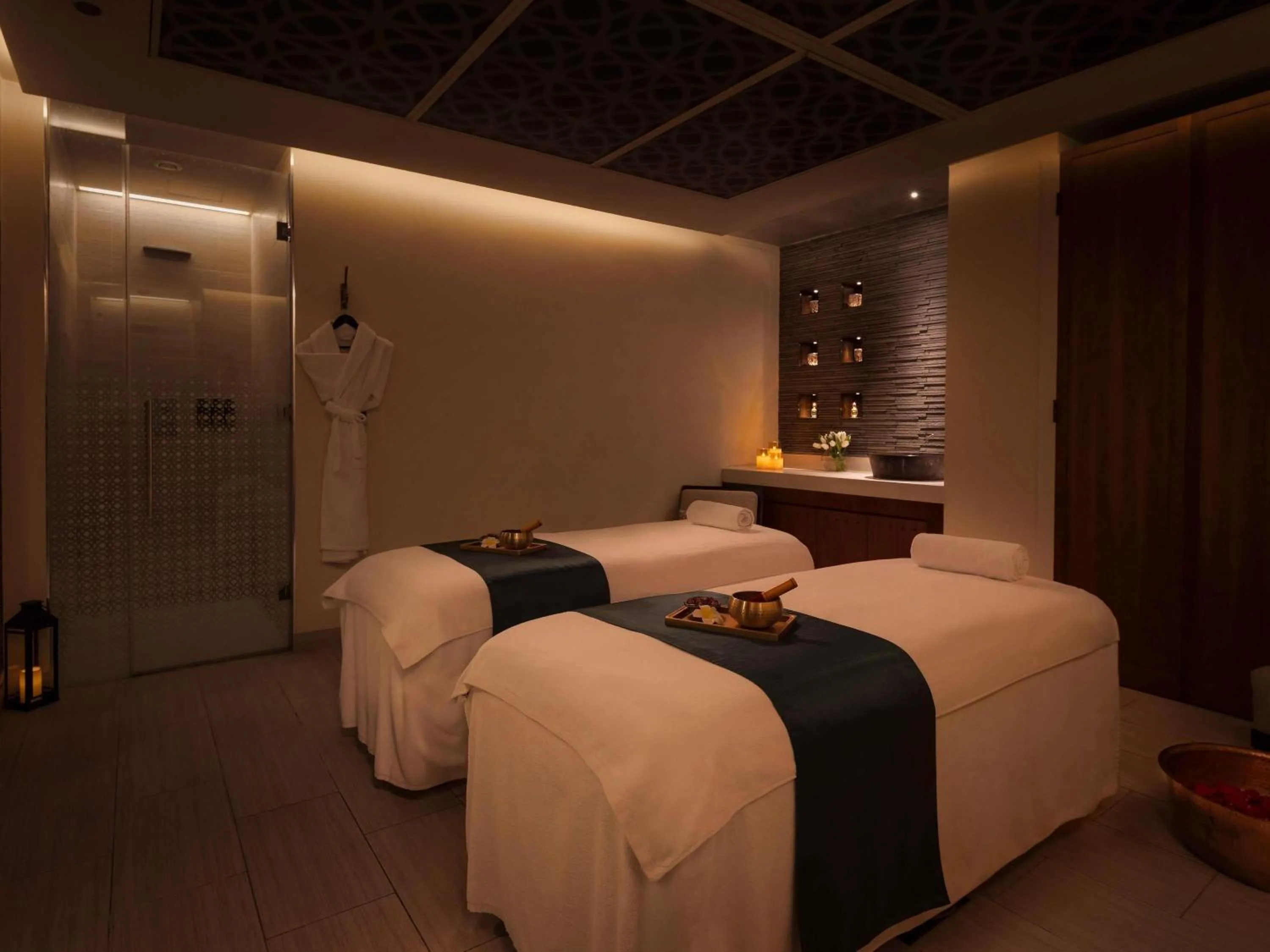Spa and wellness centre/facilities, Bed in Alwadi Hotel Doha - MGallery Collection