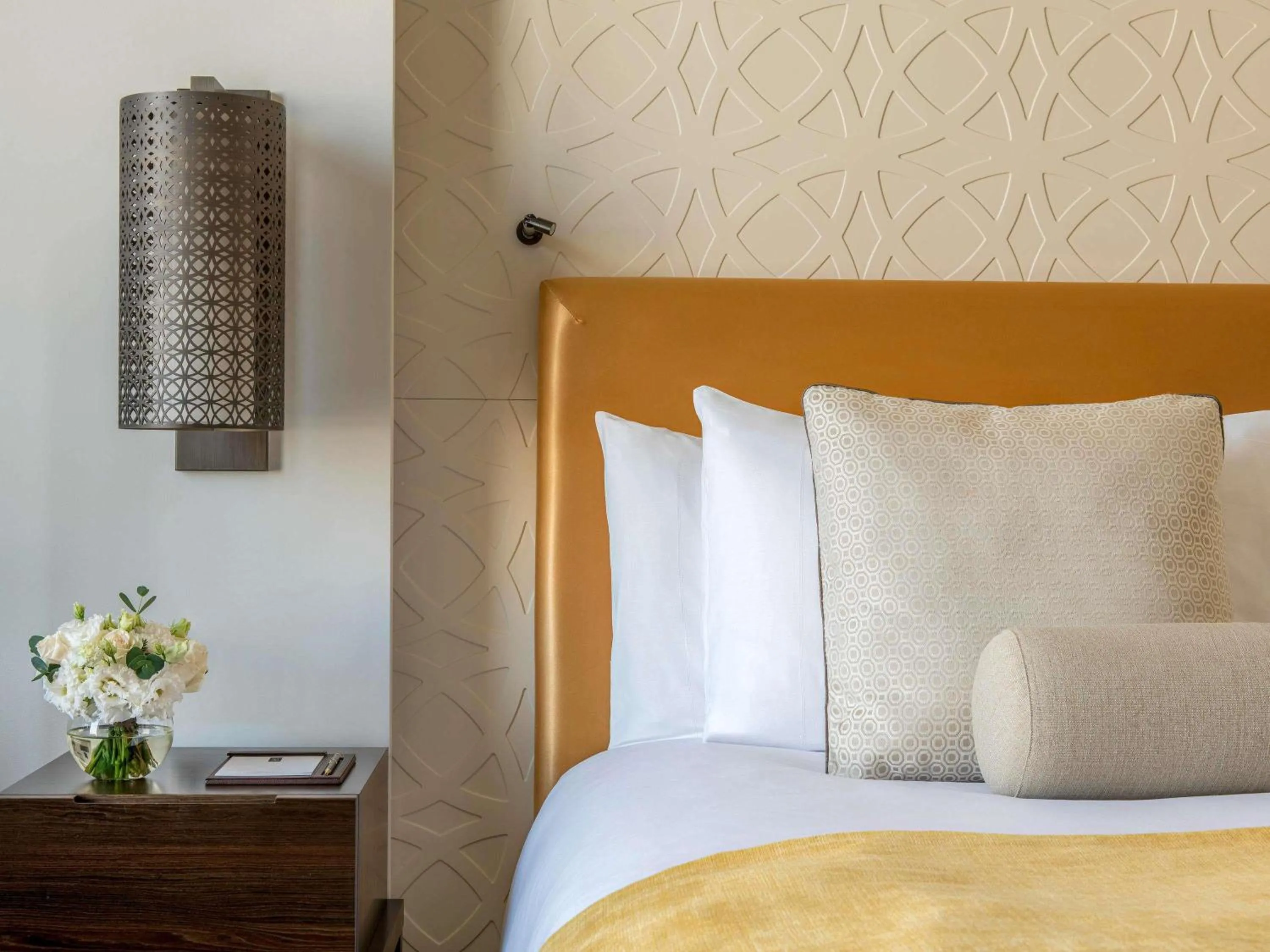 Bedroom, Bed in Alwadi Hotel Doha - MGallery Collection