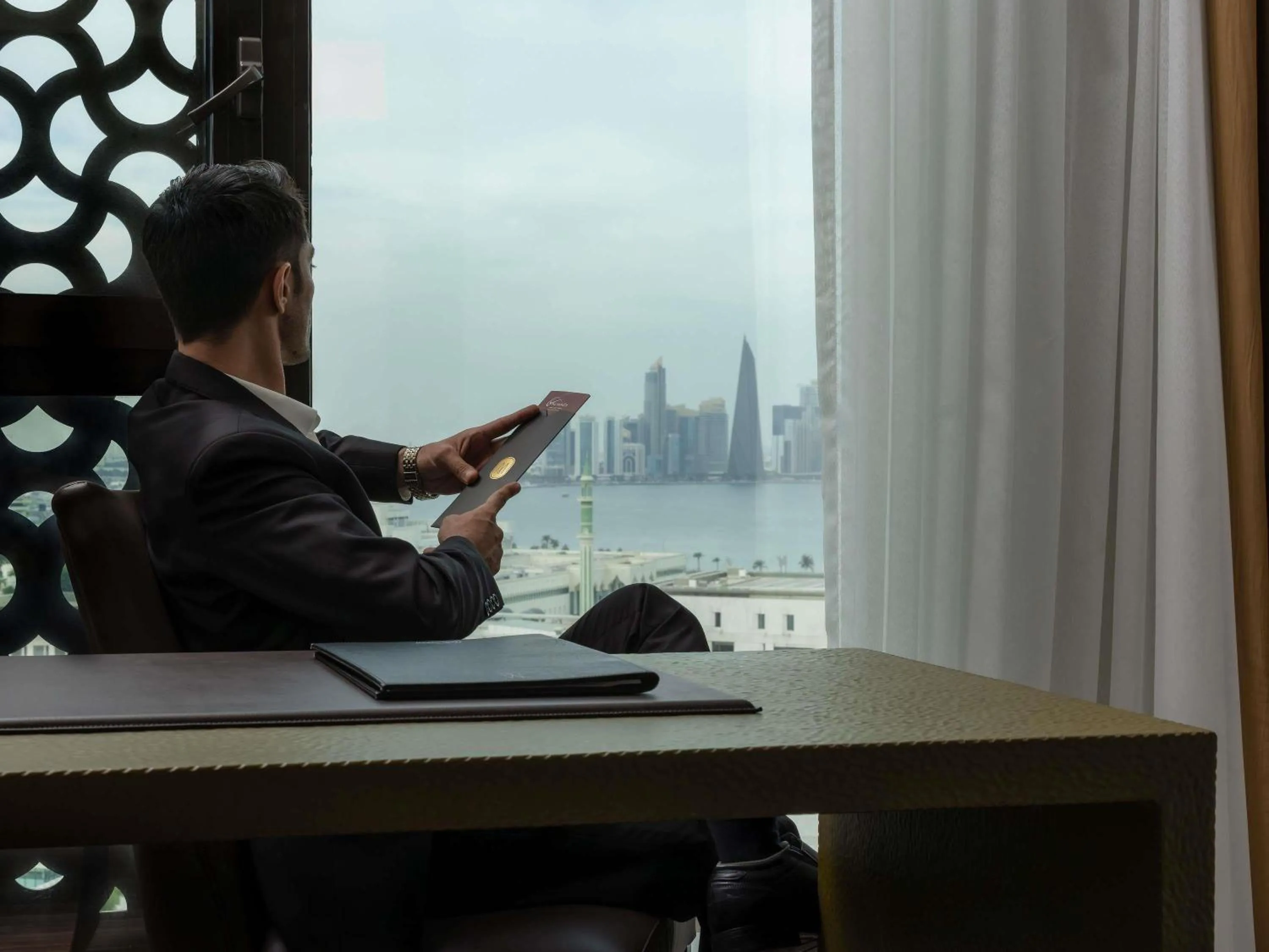 Bedroom in Alwadi Hotel Doha - MGallery Collection