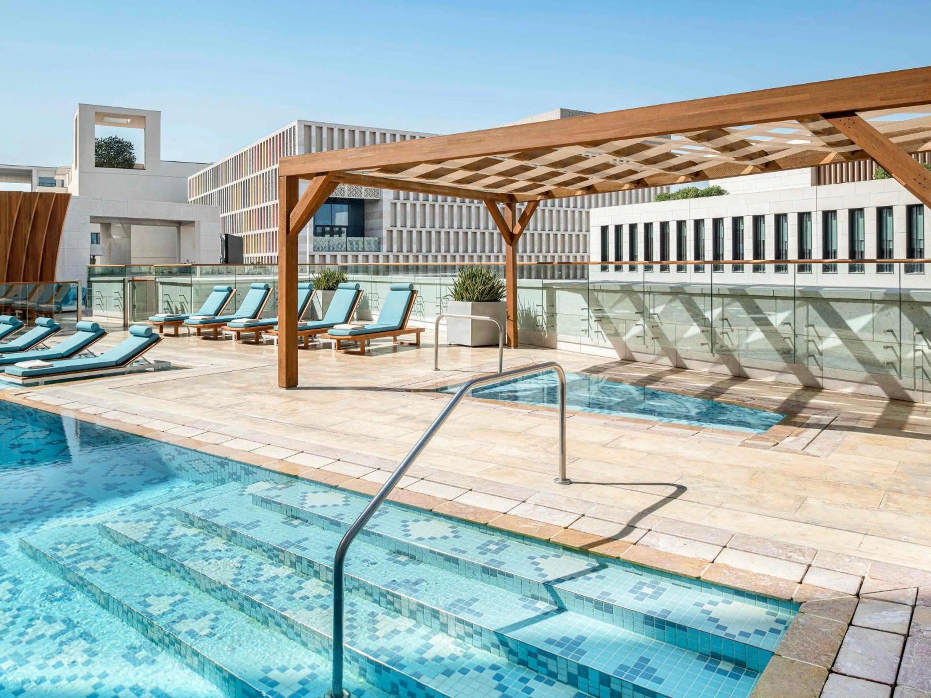 Lounge or bar in Alwadi Hotel Doha - MGallery Collection