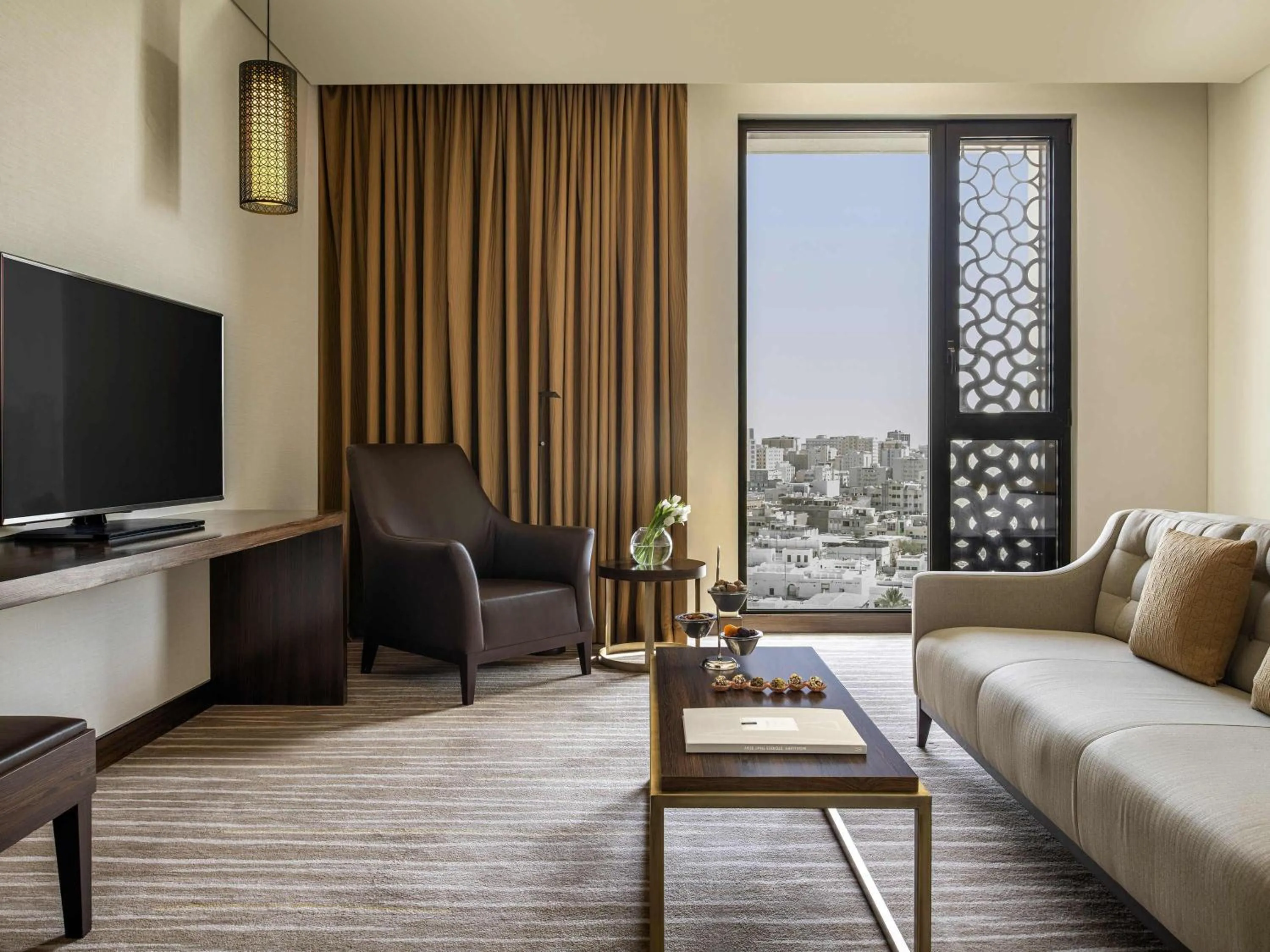 Bedroom in Alwadi Hotel Doha - MGallery Collection