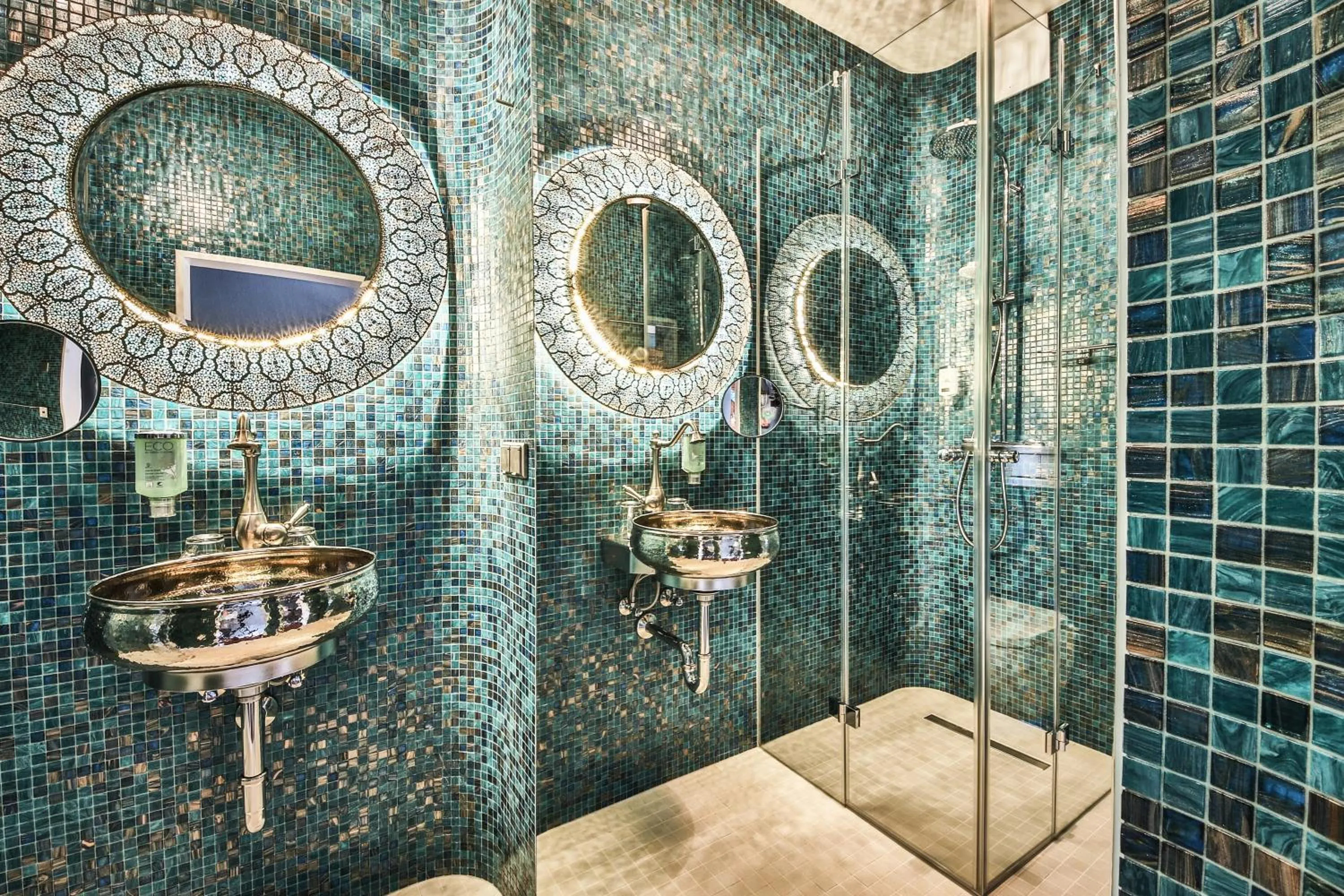 Bathroom in Bio-Hotel Villa Waldfrieden