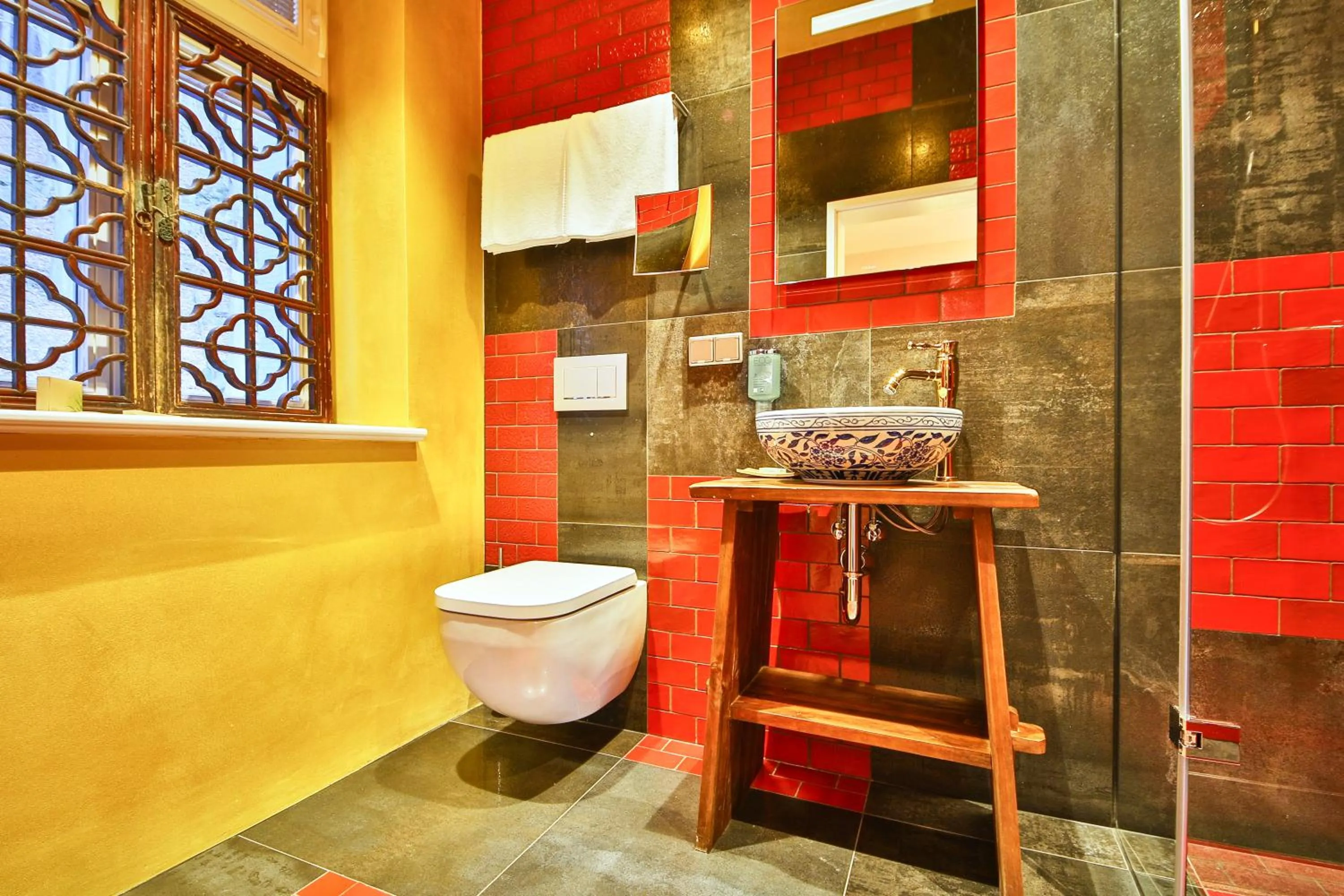 Bathroom in Bio-Hotel Villa Waldfrieden