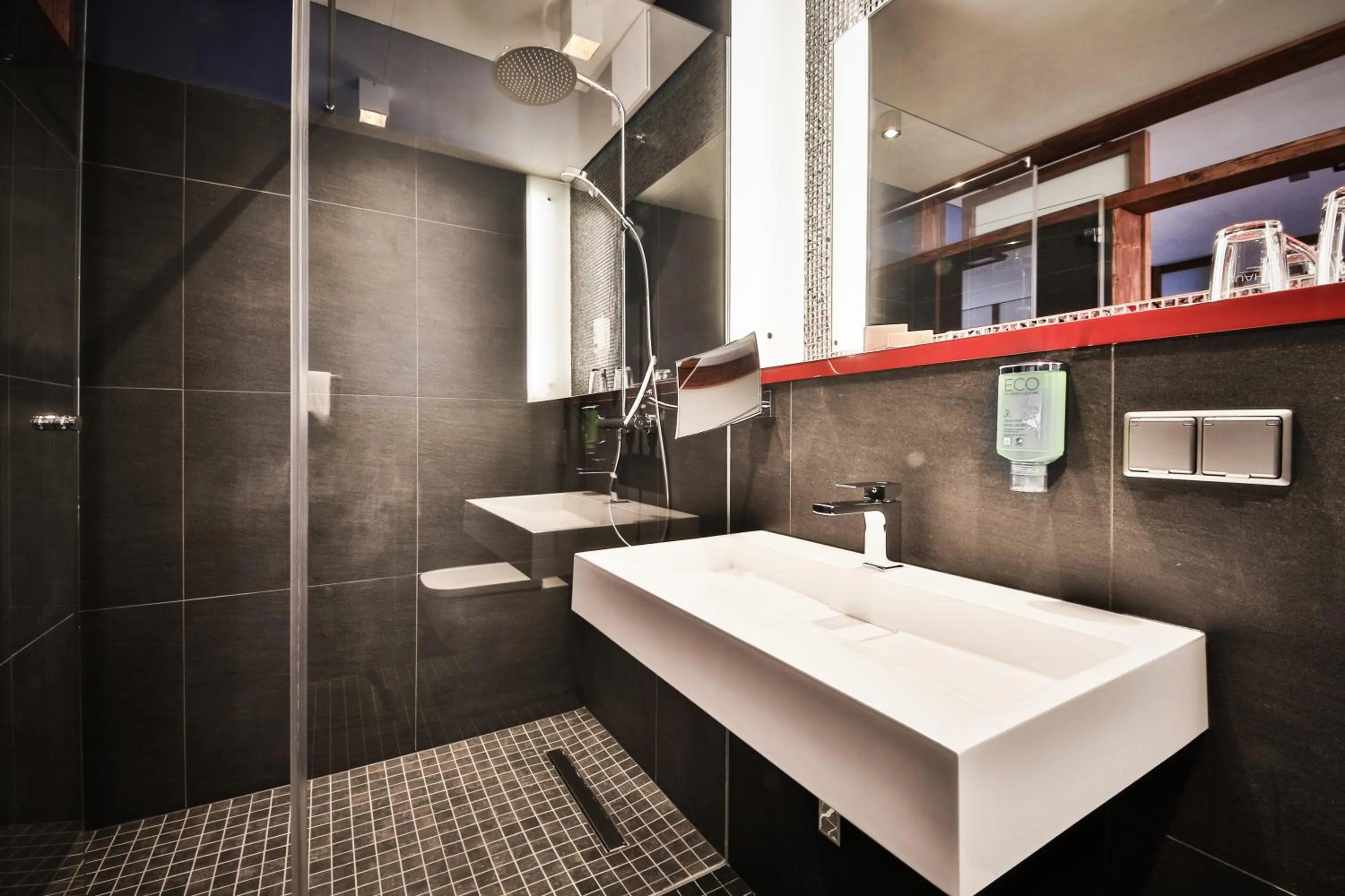 Bathroom in Bio-Hotel Villa Waldfrieden