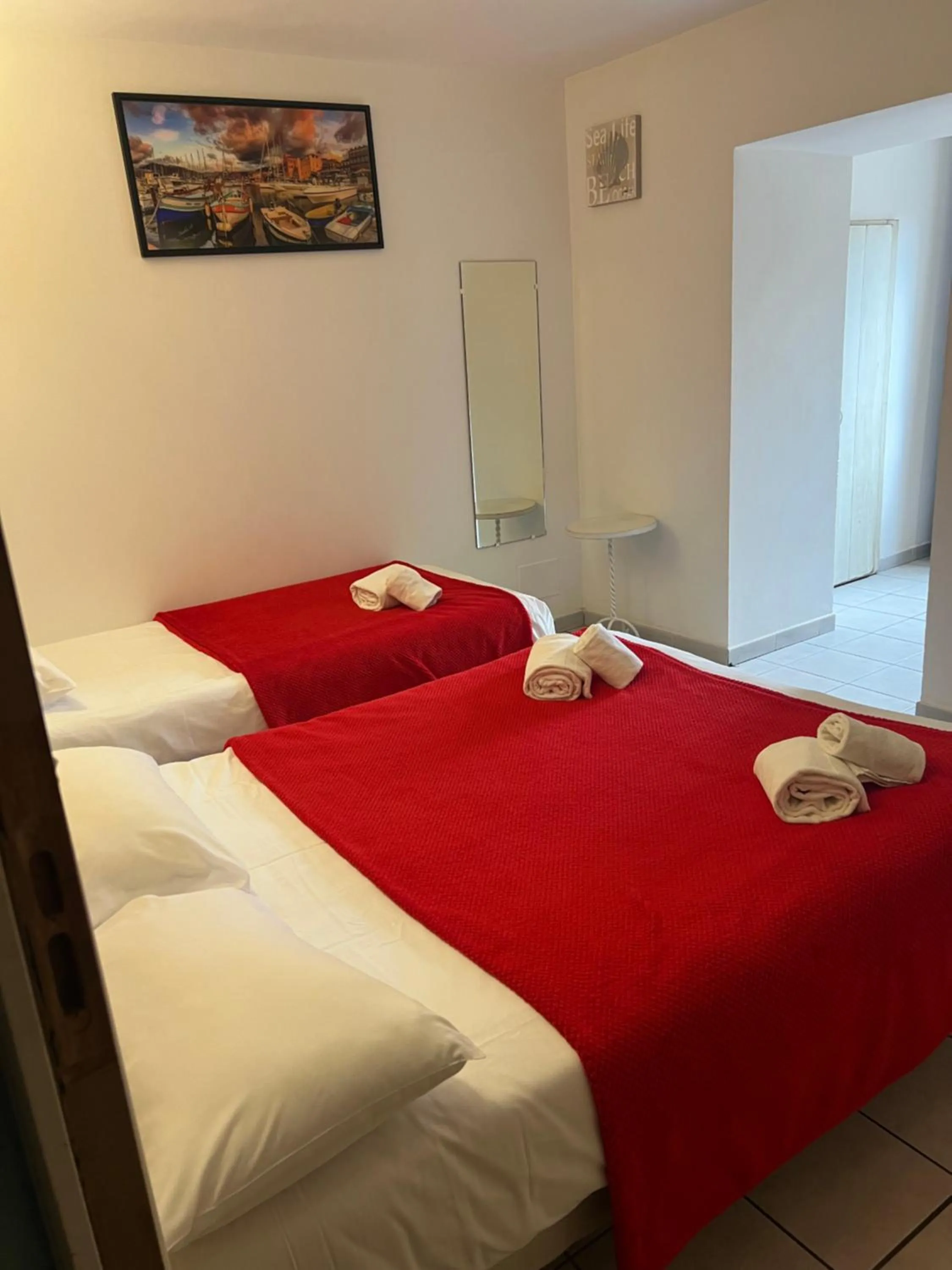 Bed in Hôtel Restaurant le Bellevue