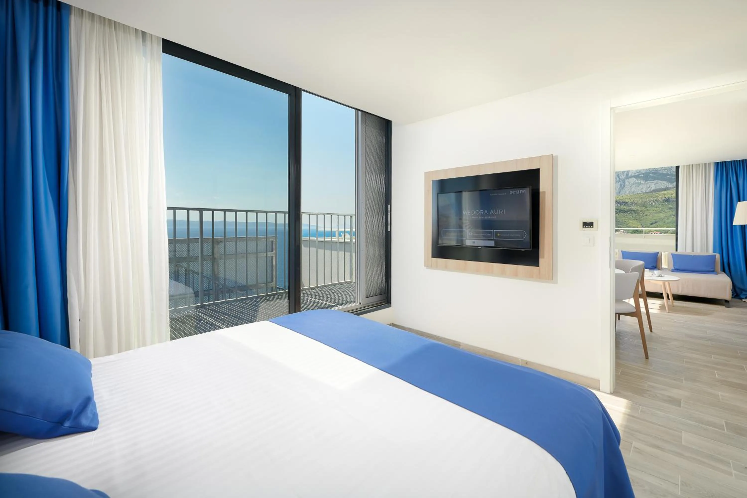 Sea view, Bed in Medora Auri Family Beach Resort