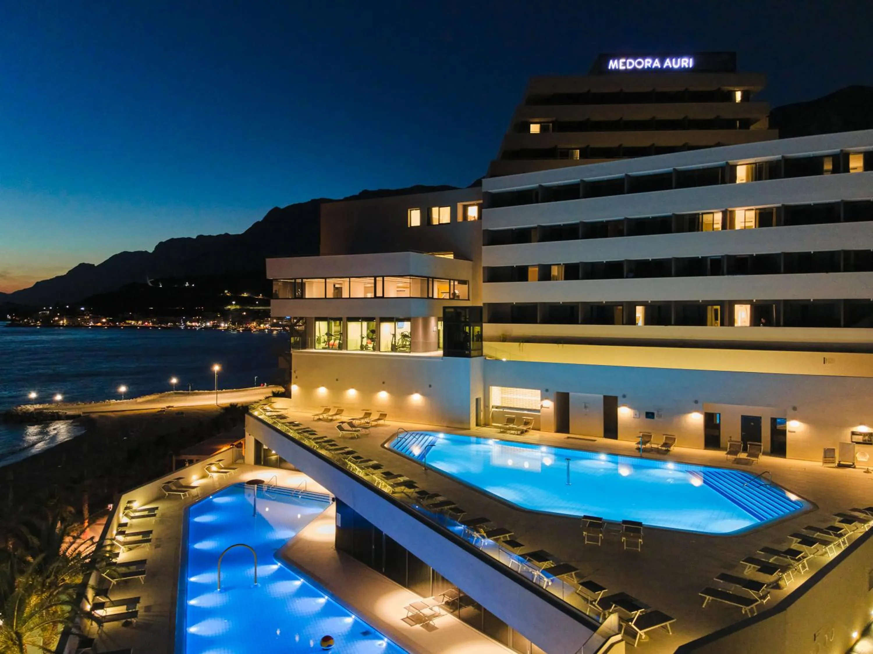 Swimming pool in Medora Auri Family Beach Resort
