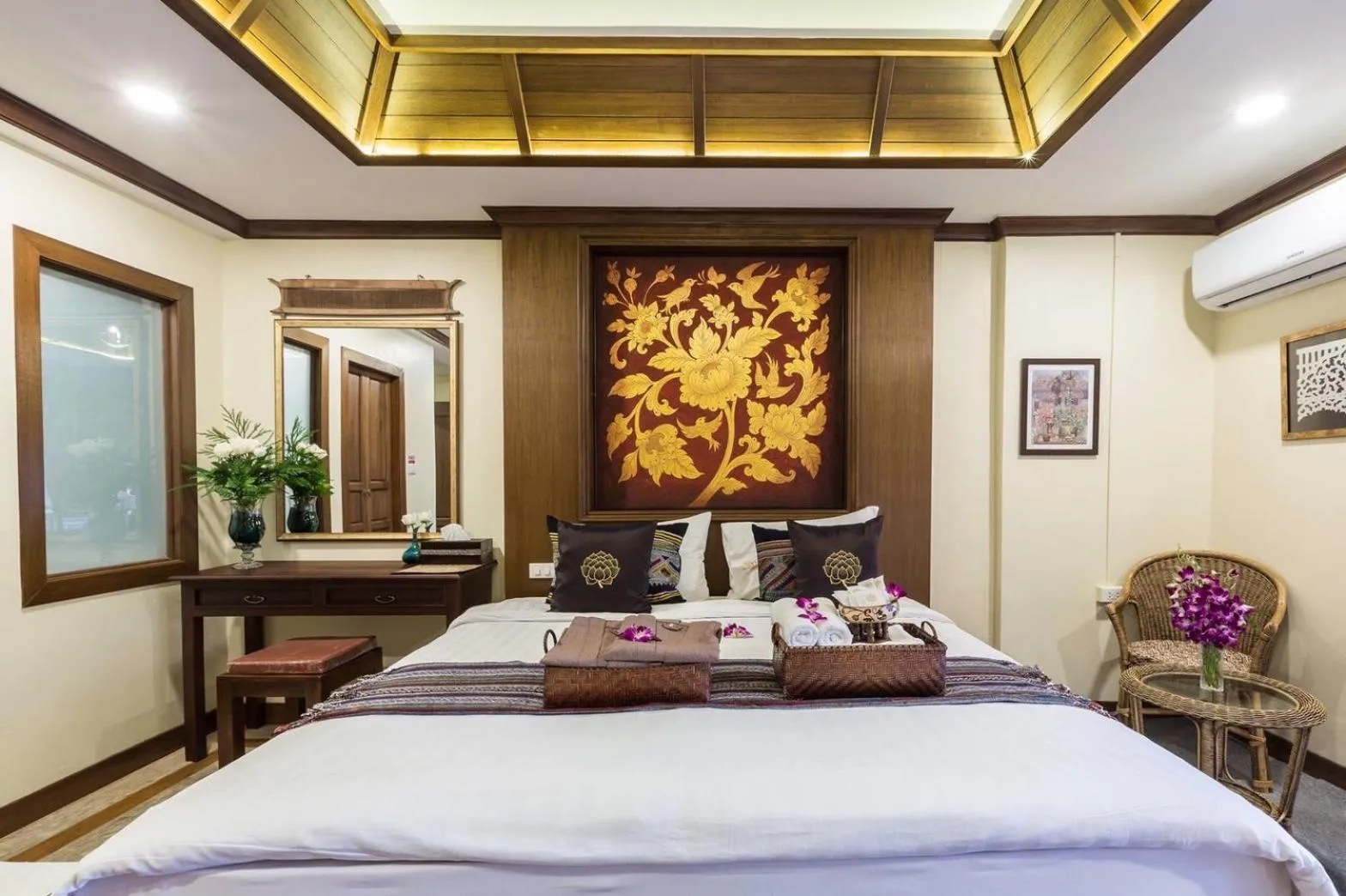 Bed in Wannamas Chiangmai Boutique House