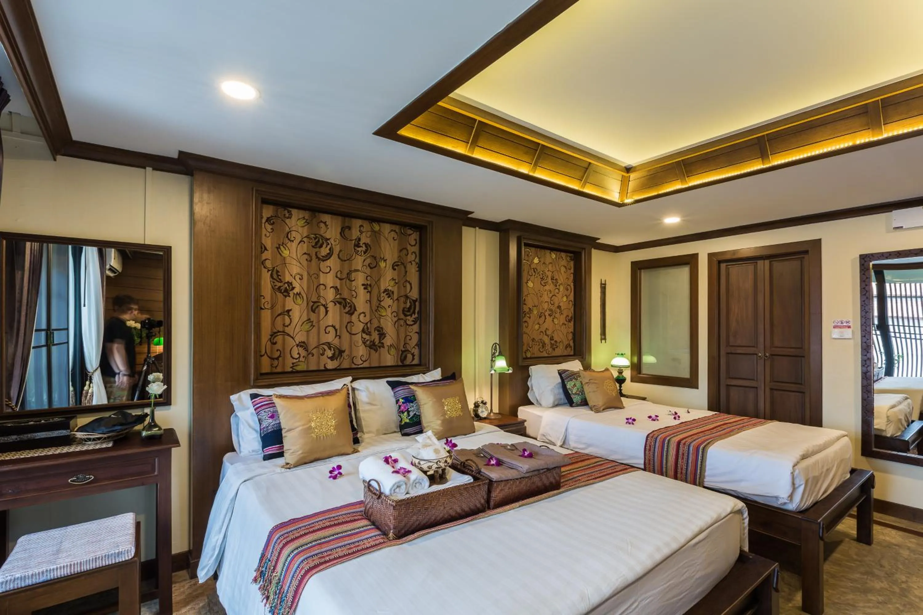 Decorative detail, Bed in Wannamas Chiangmai Boutique House