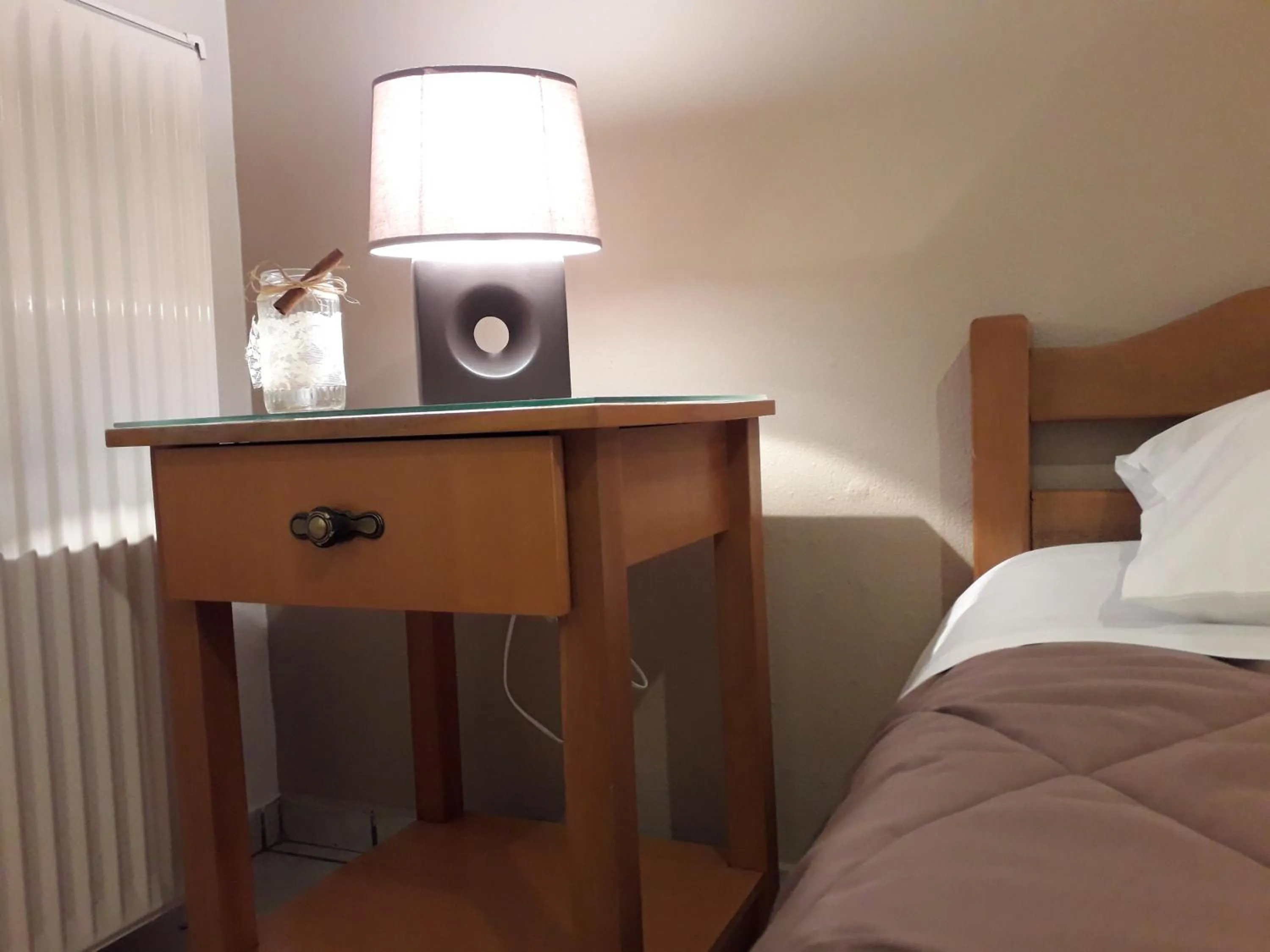 Decorative detail, Bed in Olympus View Rooms Sauna & Spa