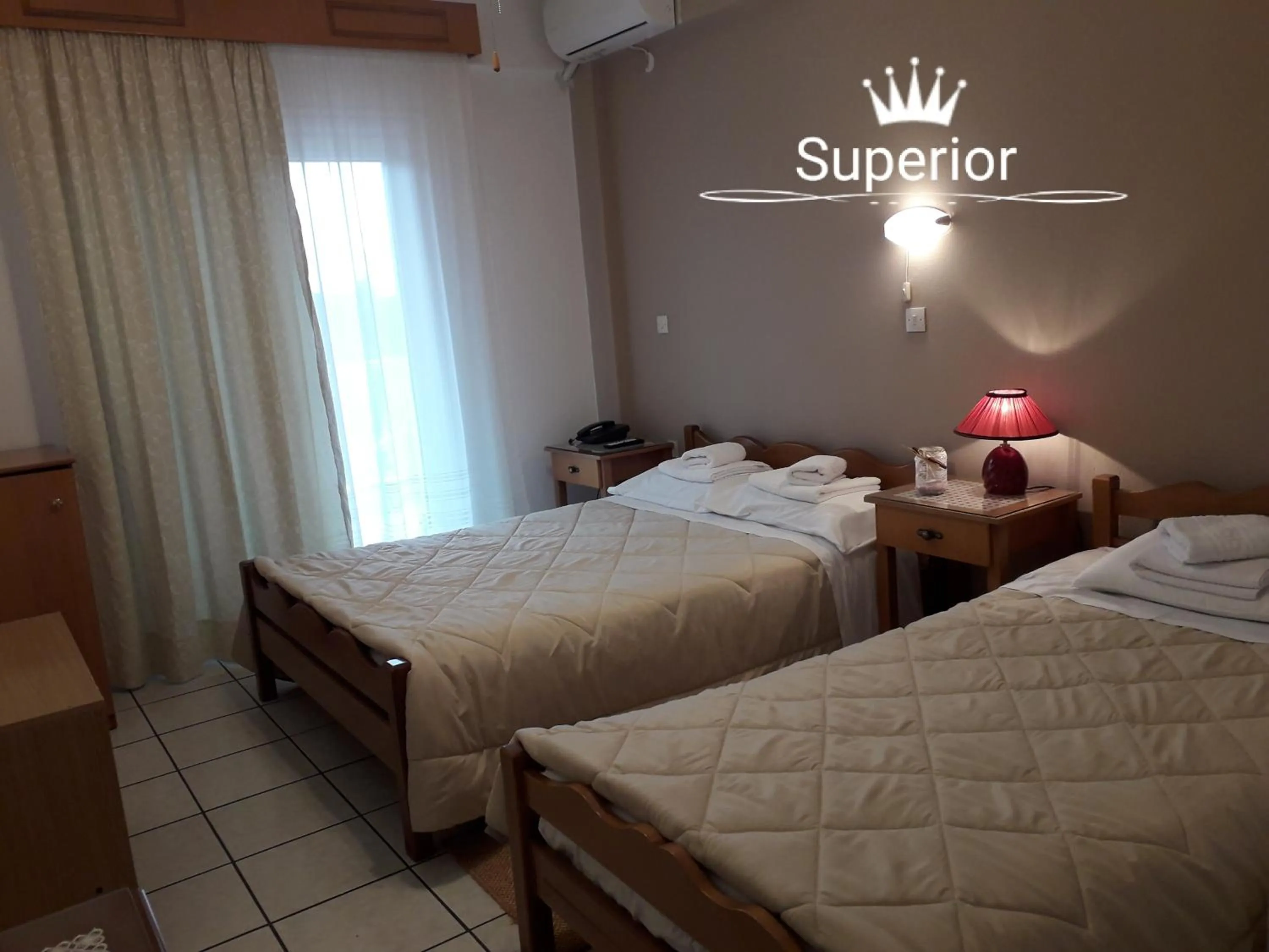 Photo of the whole room, Bed in Olympus View Rooms Sauna & Spa