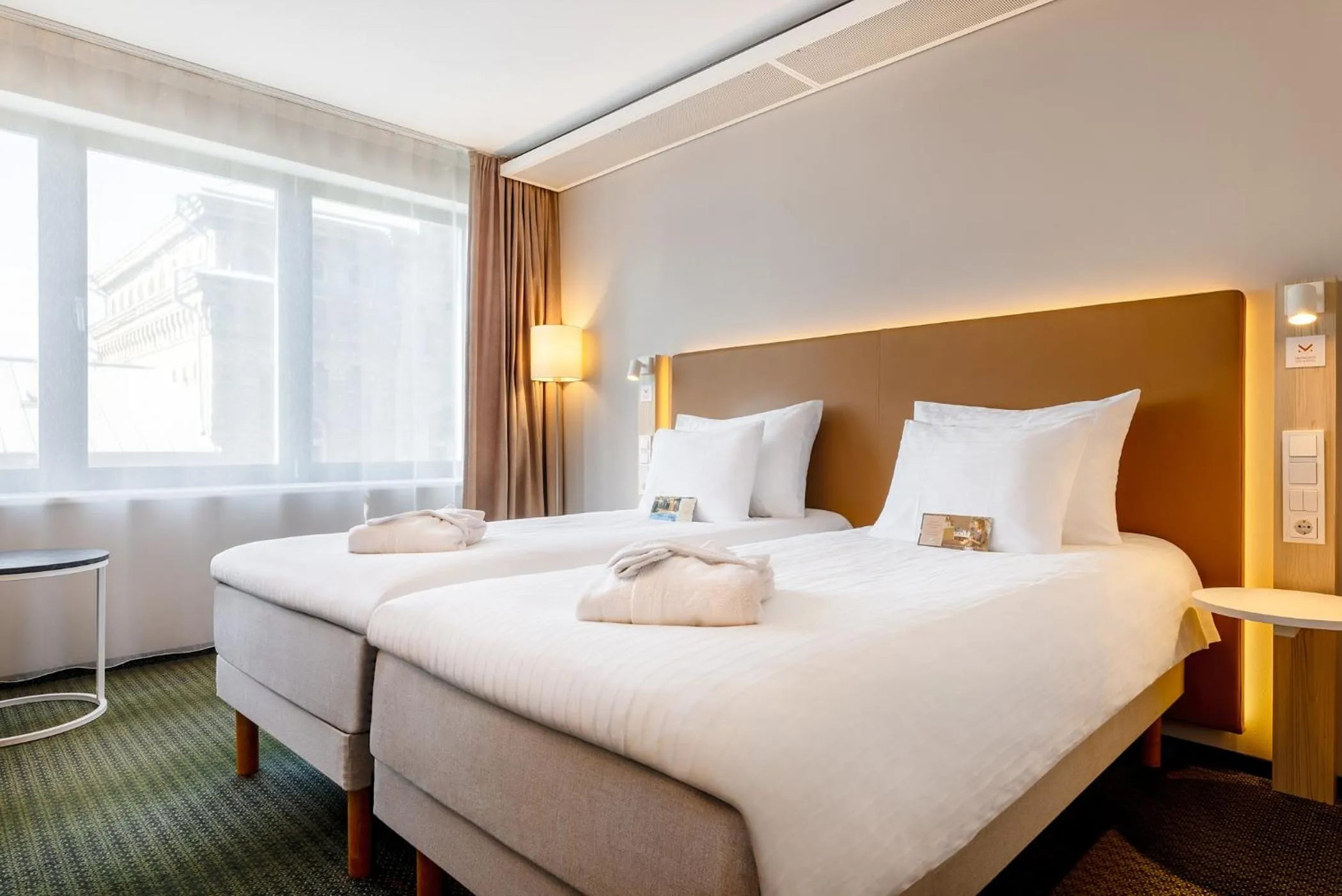 Bed in Metropol Spa Hotel