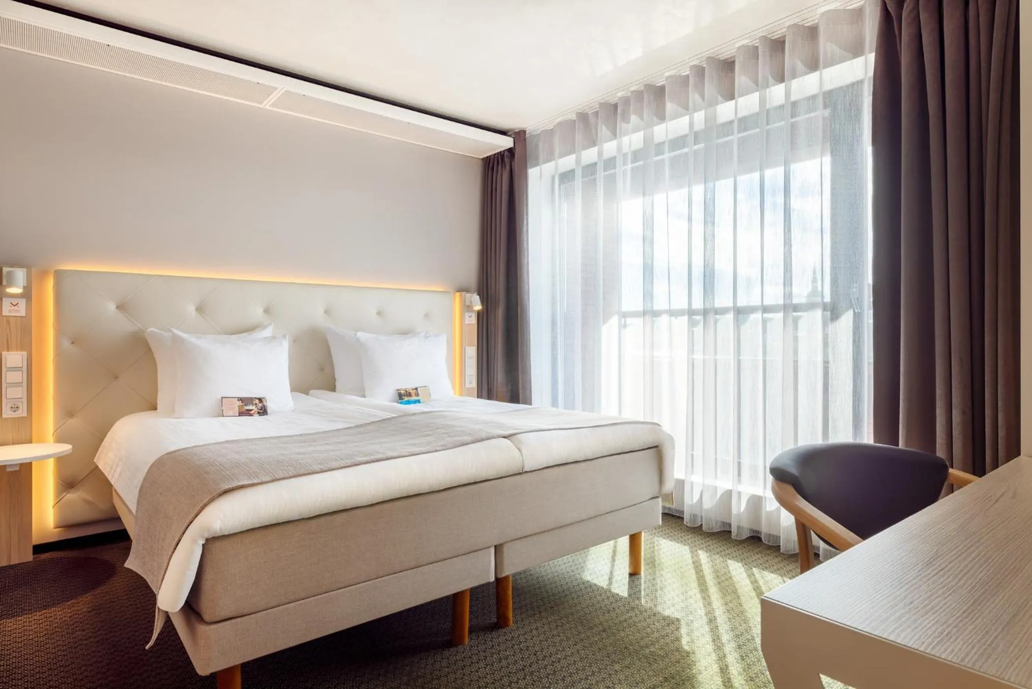 Bed in Metropol Spa Hotel