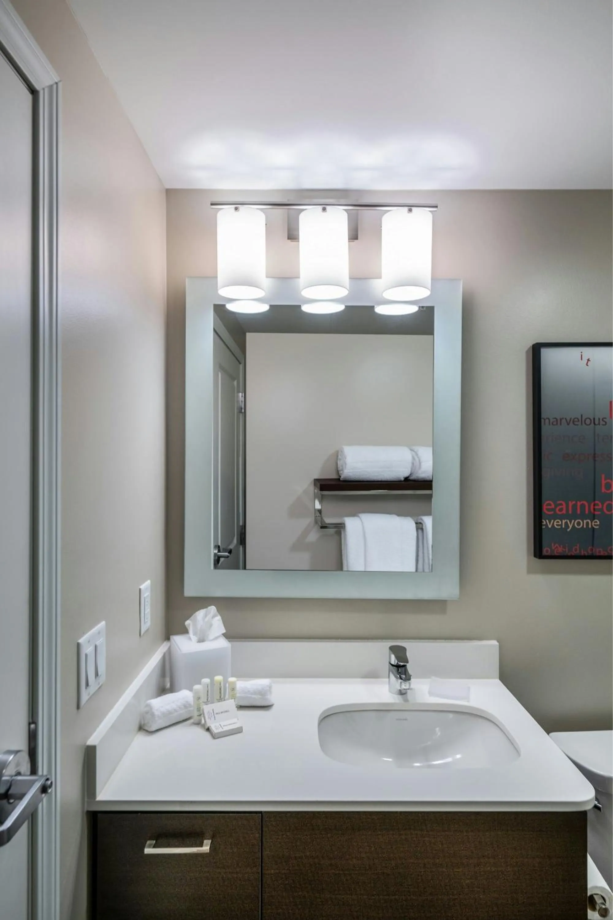 Bathroom in TownePlace Suites by Marriott Milwaukee Oak Creek