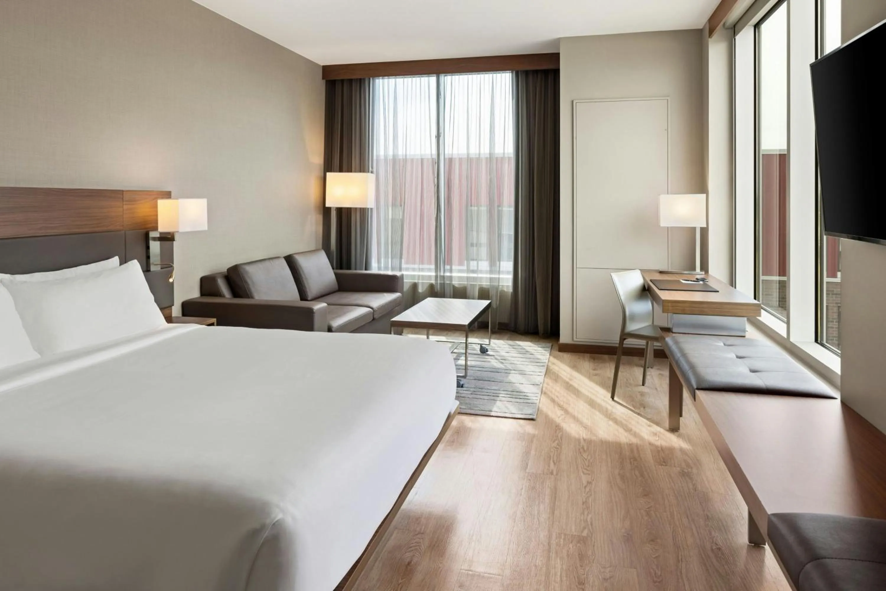 Photo of the whole room, Bed in AC Hotel by Marriott Minneapolis West End