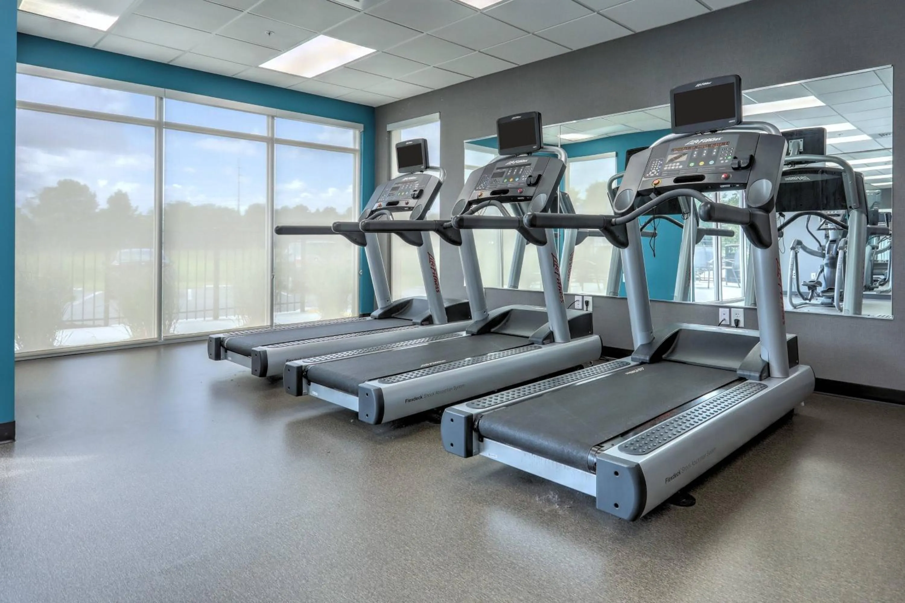 Fitness centre/facilities in Fairfield Inn & Suites by Marriott Greenville
