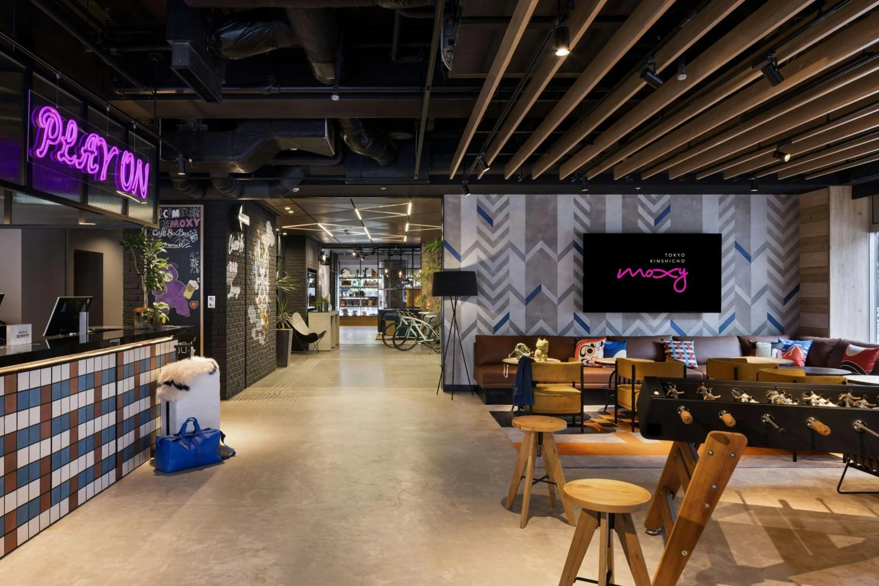 Lobby or reception in MOXY Tokyo Kinshicho