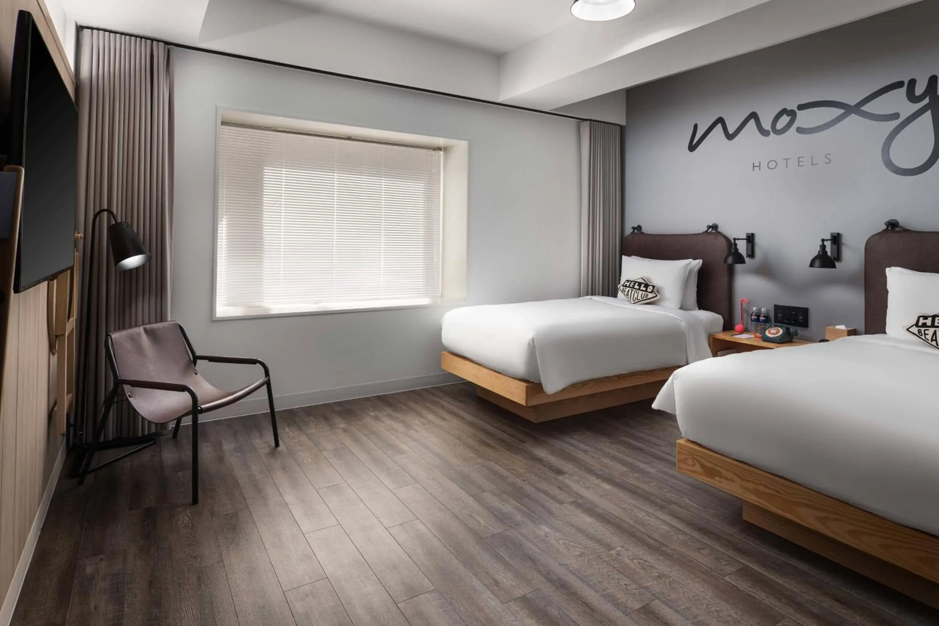 Twin Room with Two Twin Beds - single occupancy in MOXY Tokyo Kinshicho Twin Room with Two Twin Beds - single occupancy in MOXY Tokyo Kinshicho