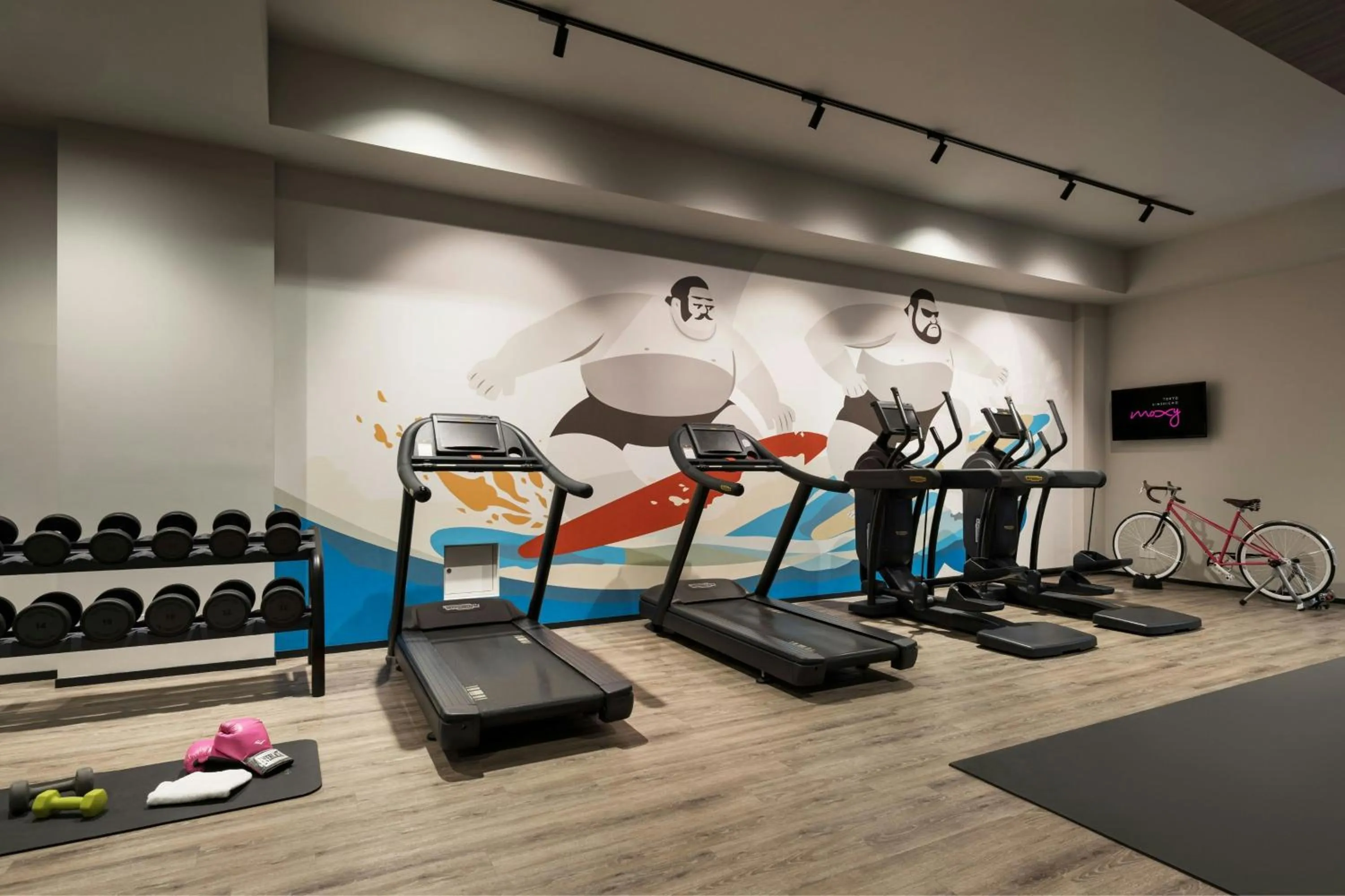 Fitness centre/facilities in MOXY Tokyo Kinshicho