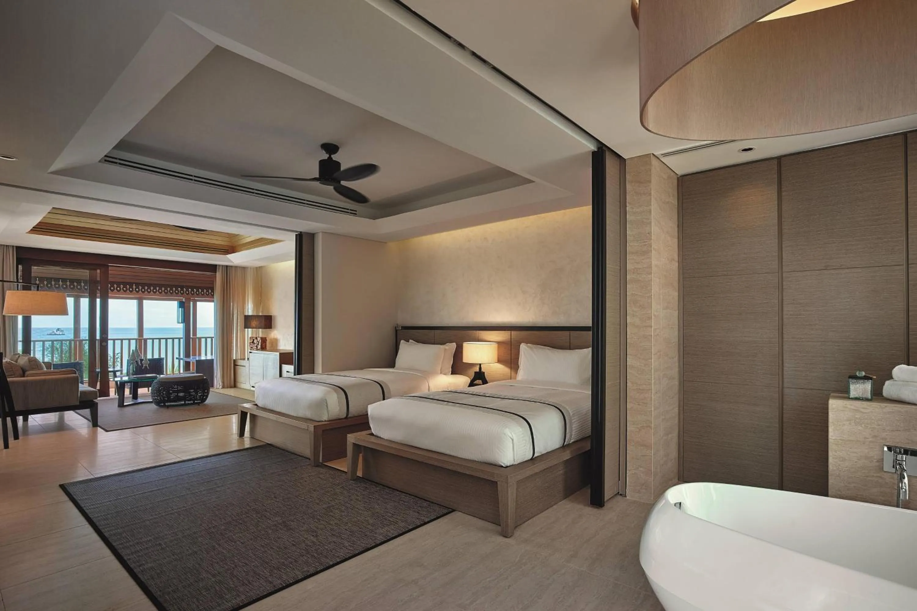 Photo of the whole room, Bed in The Ritz-Carlton, Koh Samui
