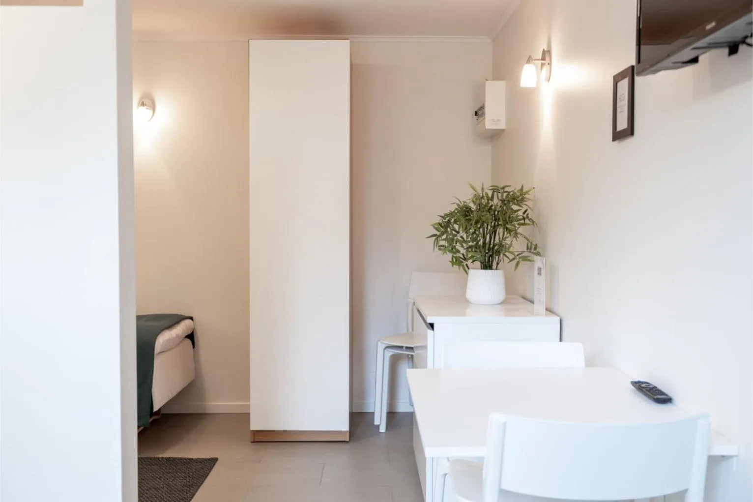 Seating area in EttSmart Hotell