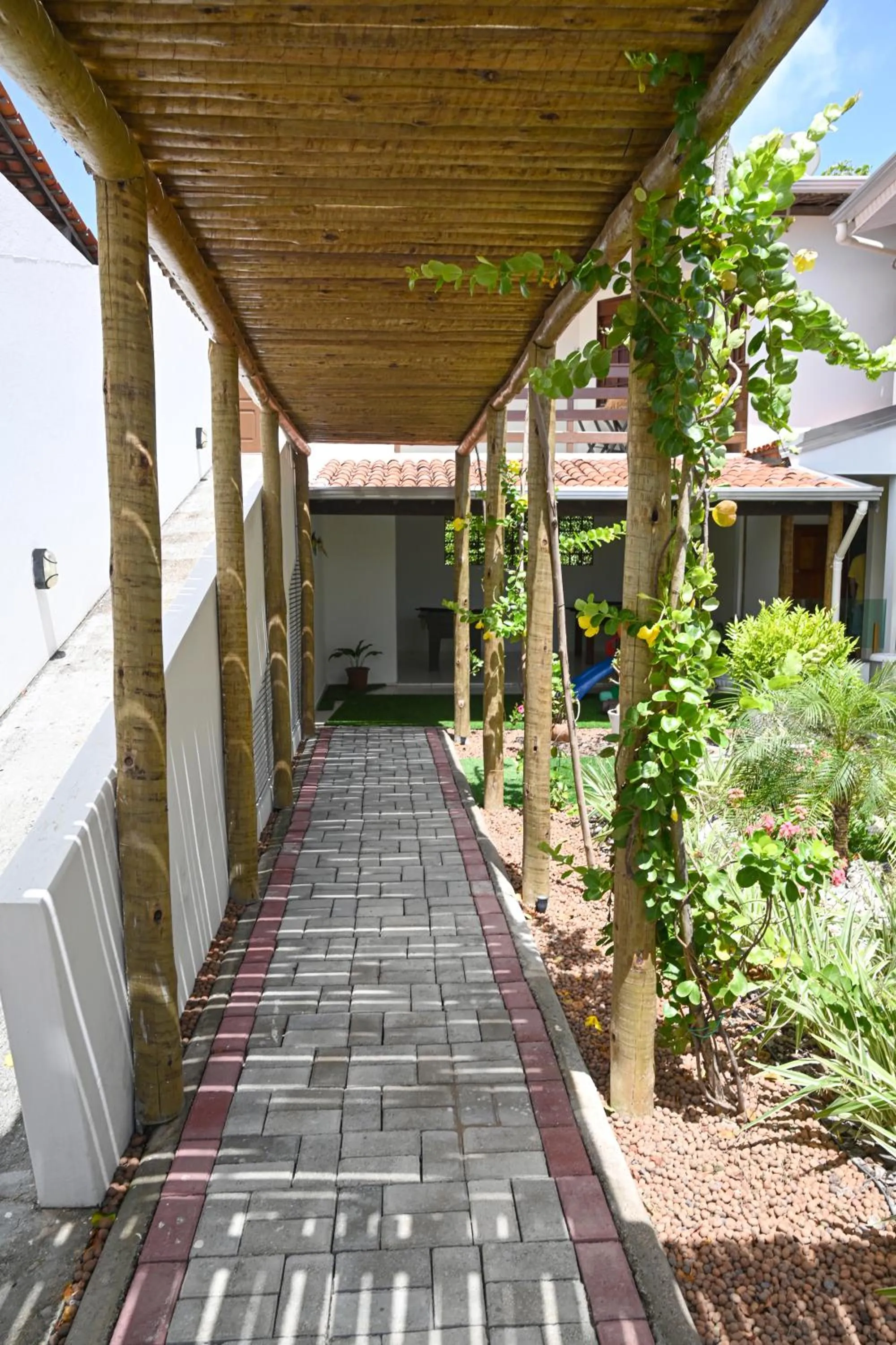 Garden in Pousada Shalom Beach