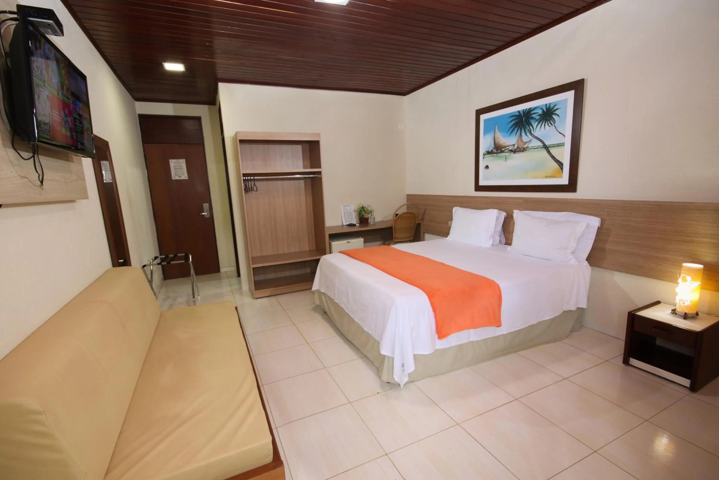 Photo of the whole room, Bed in Pousada Shalom Beach