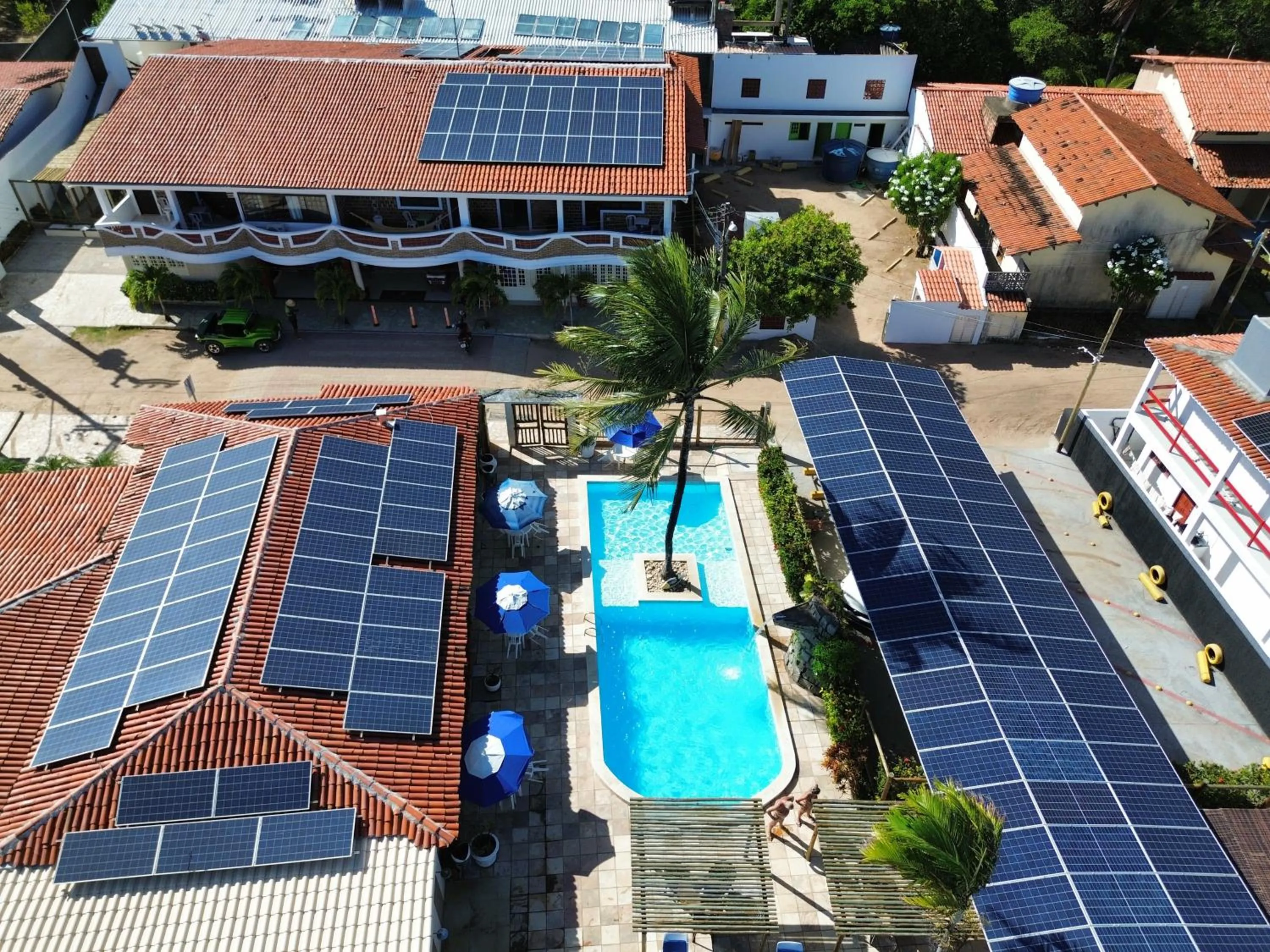 Bird's eye view in Pousada Shalom Beach
